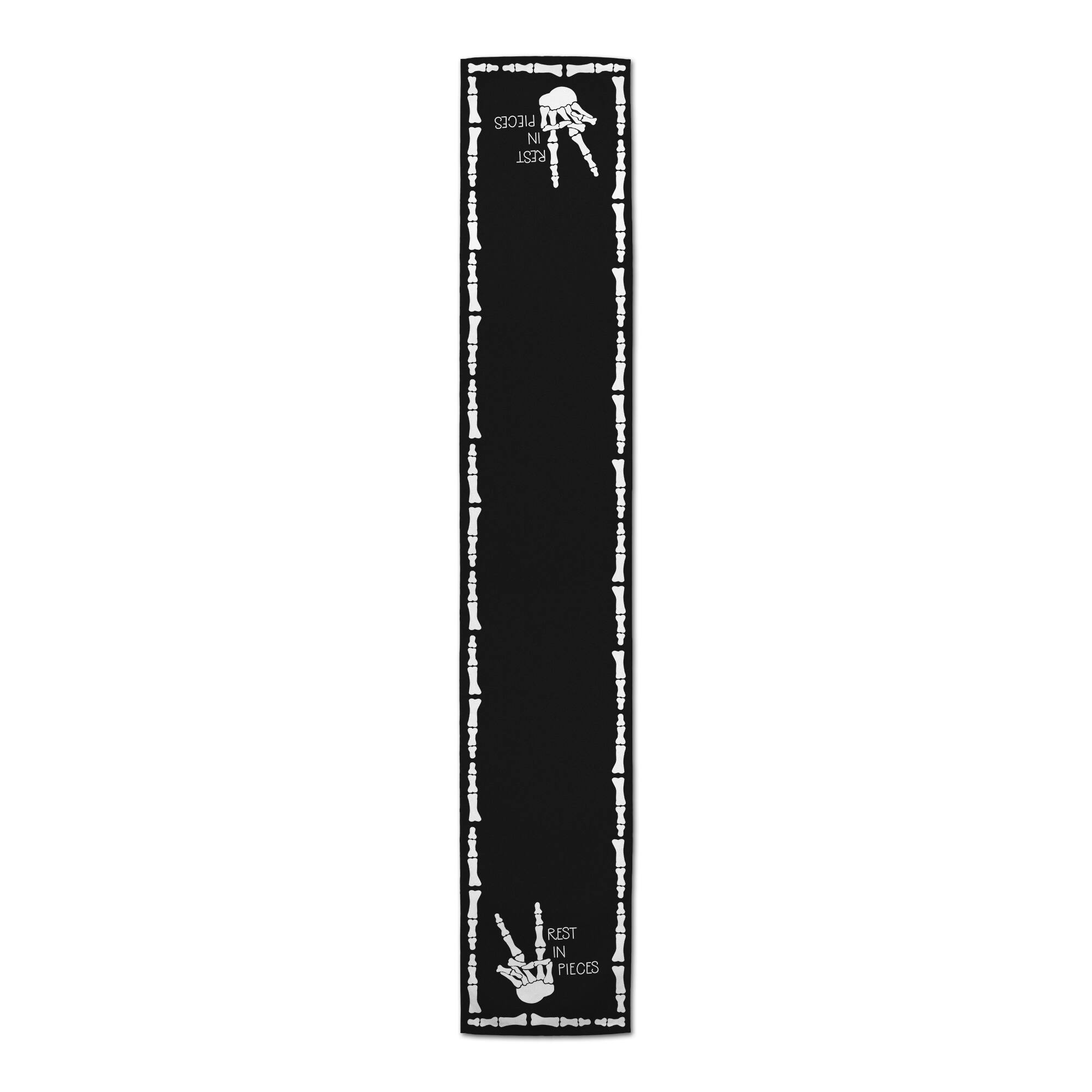 Rest in Pieces Poly Twill Table Runner