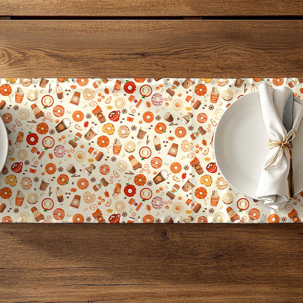 Fabric Traditions Pumpkin Spice Cream Cotton Quilting Fabric