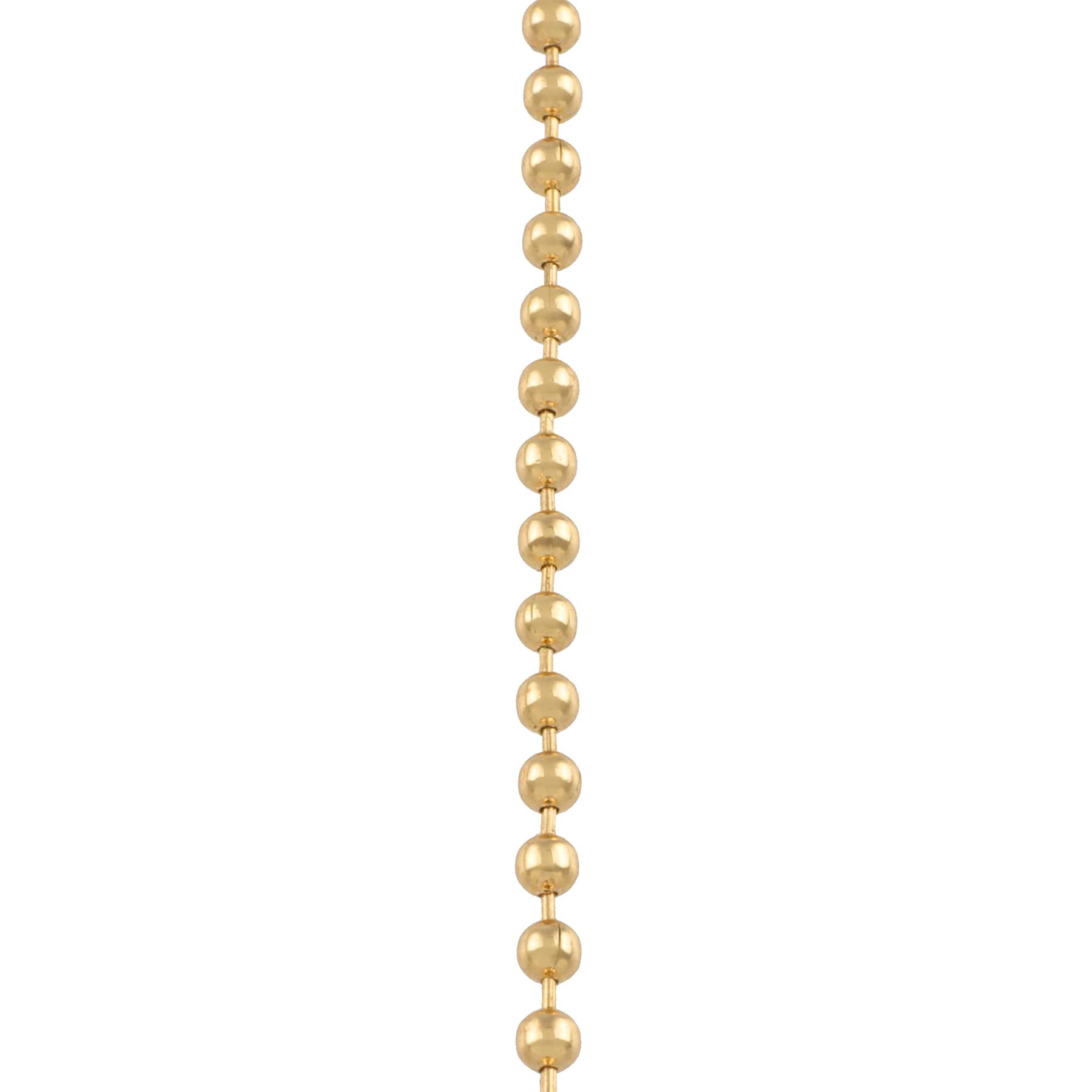 Chaîne-collier à boule dorée de 182,8 cm de Bead Landing