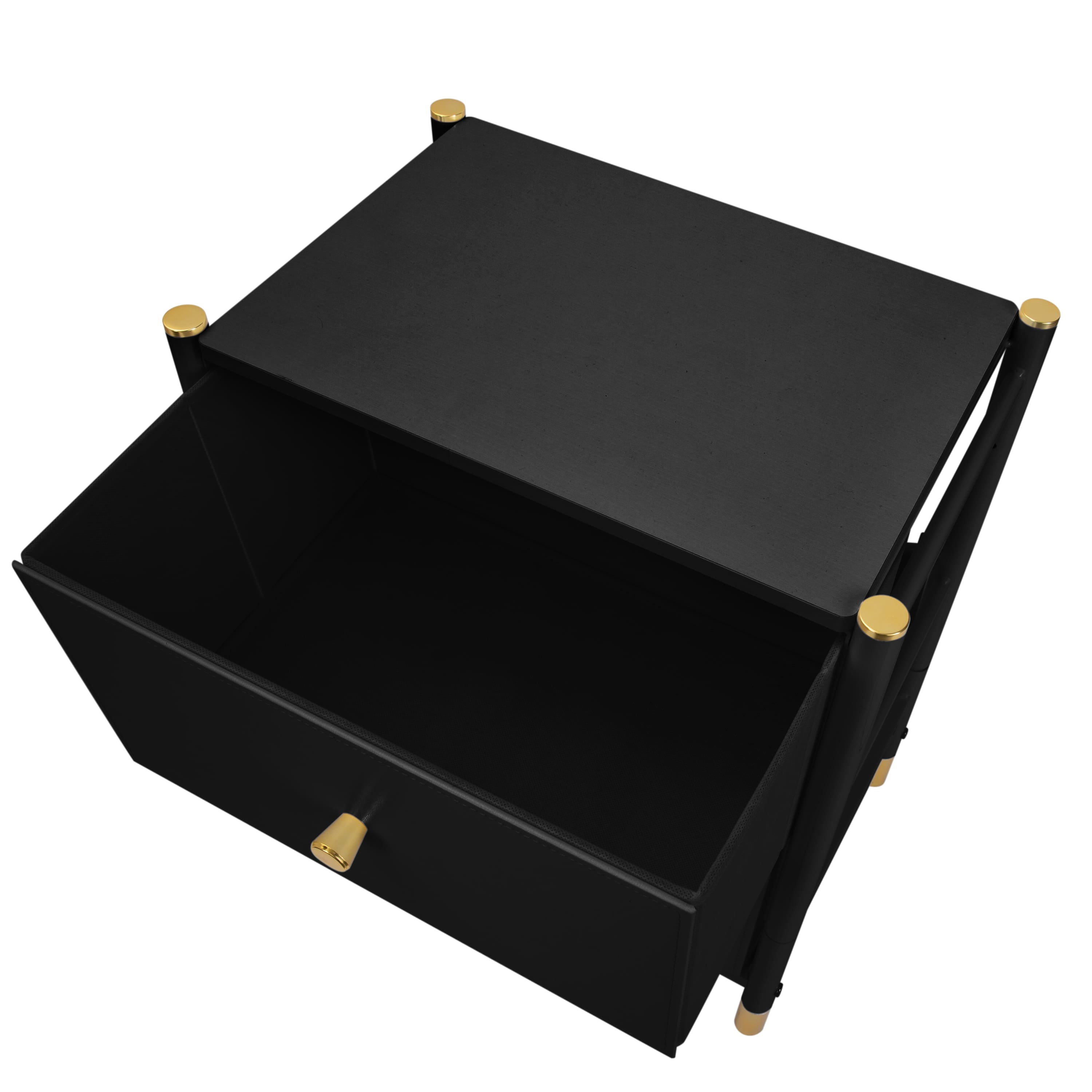 Simplify 2 Drawer Luxury Nightstand