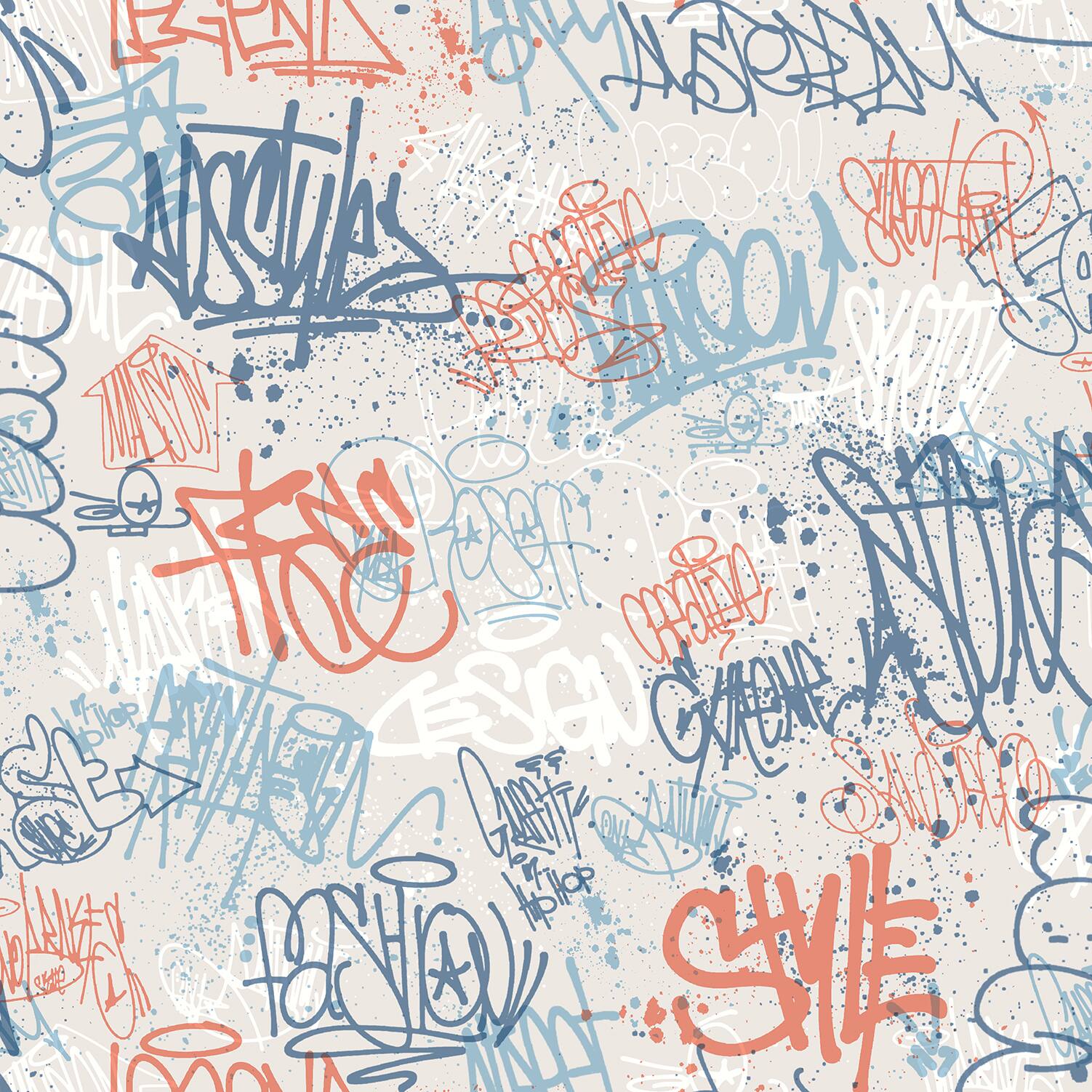 Designs Direct Graffiti Wallpaper