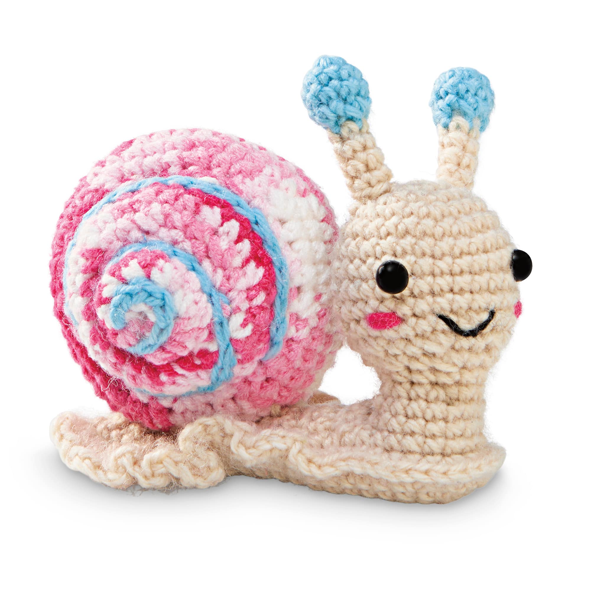 6 Pack: Intermediate Snail Amigurumi Crochet Kit by Loops & Threads®