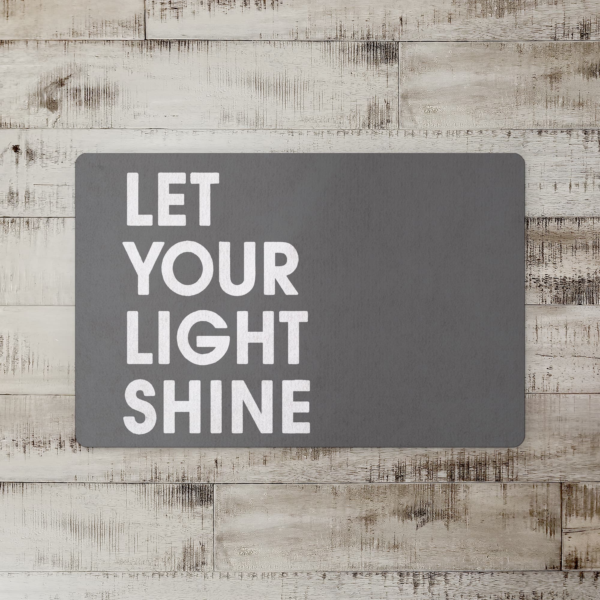 Let Your Light Shine 18" x 27" Floor Mat