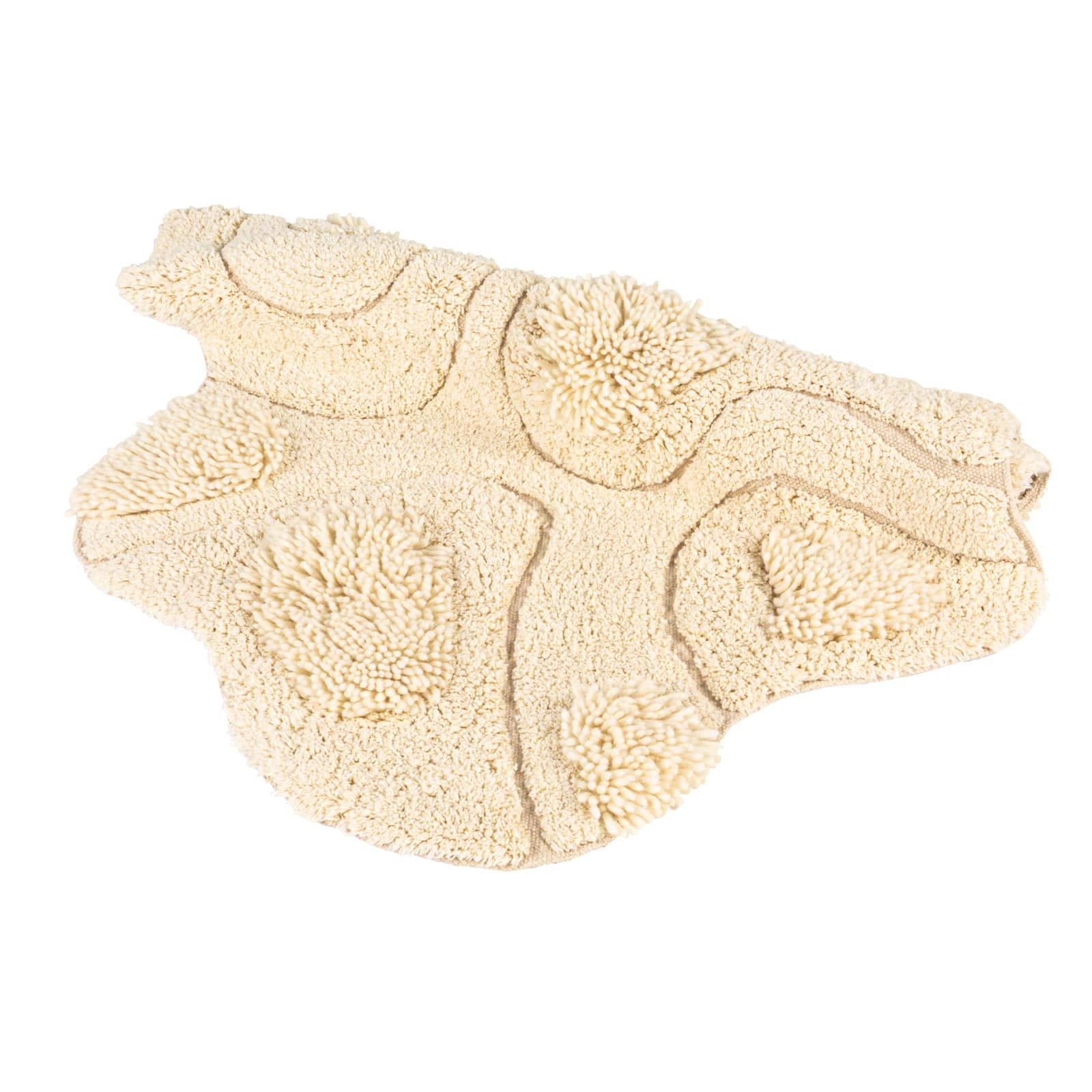 Hello Honey® 43" x 36" Natural Textured Harmony Tufted Rug