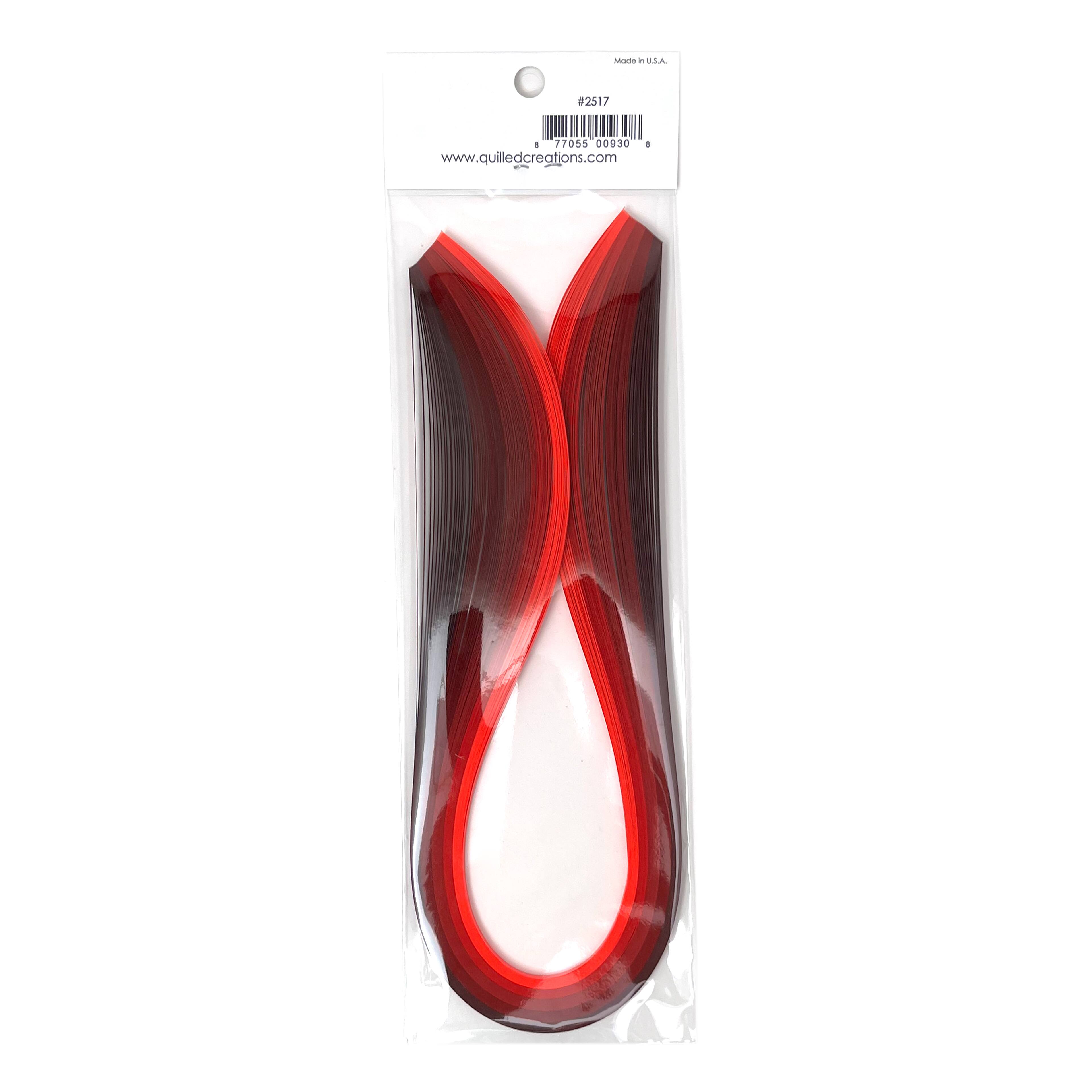 12 Packs: 100 ct. (1,200 total) Quilled Creations™ 1/8" Mixed Shades Quilling Paper