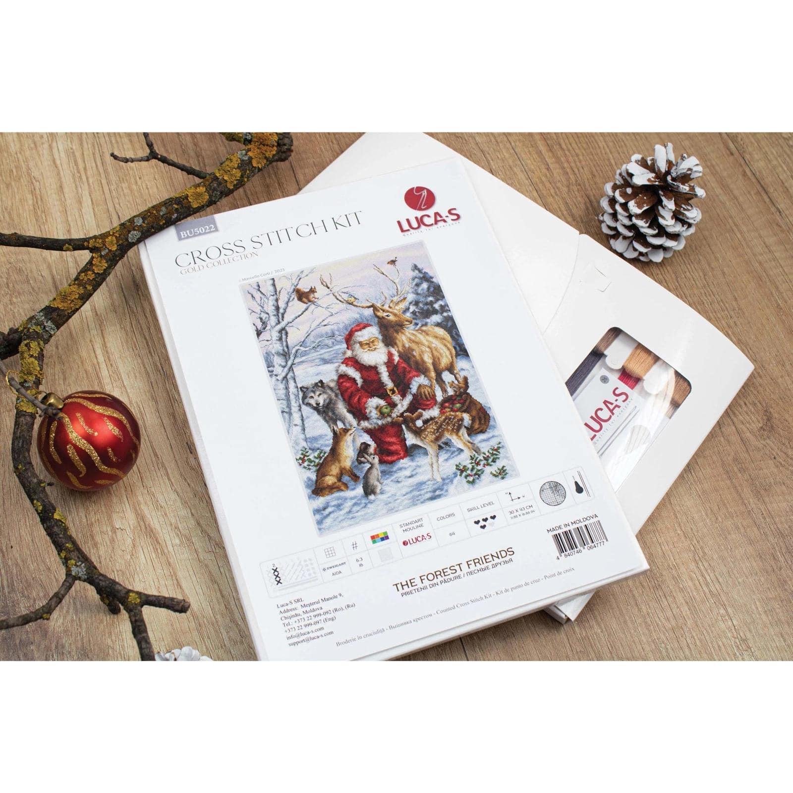 Luca-S The Forest Friends Counted Cross Stitch Kit