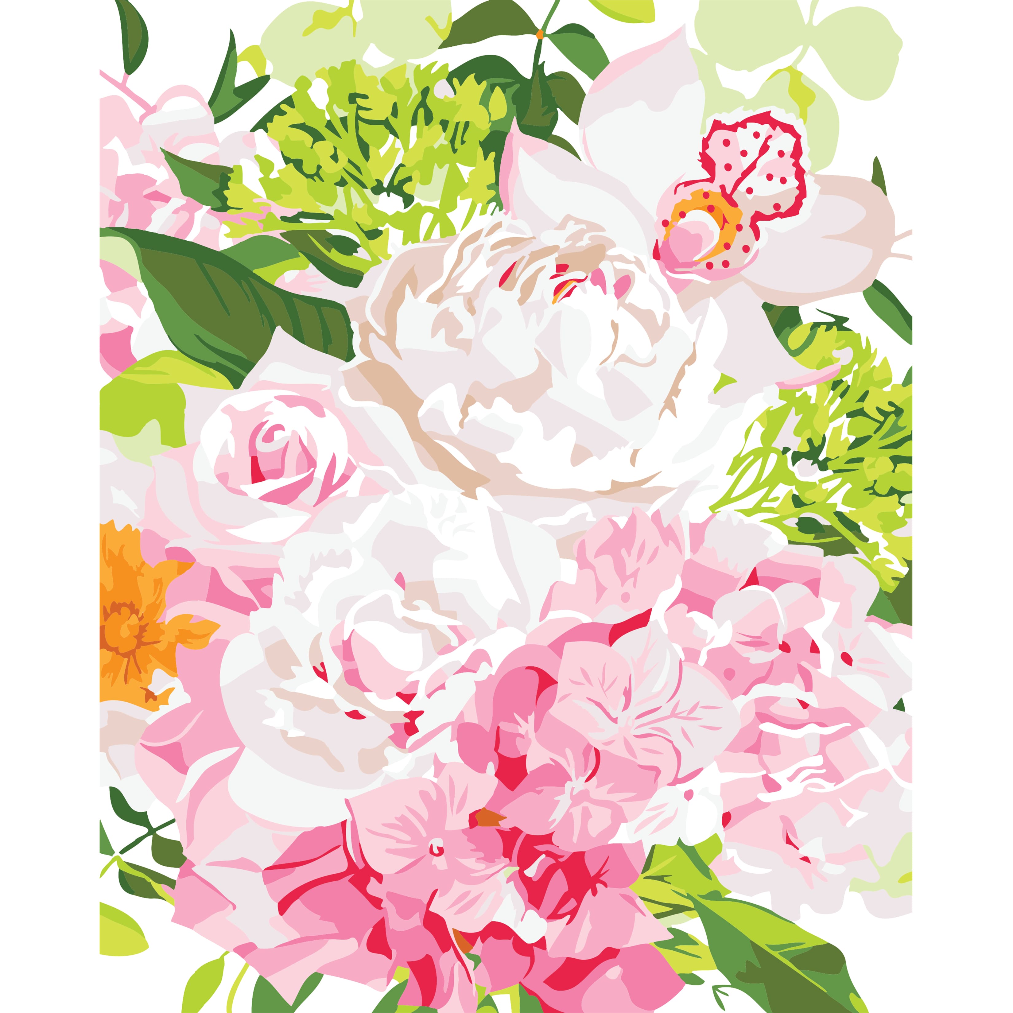 Peonies Paint-by-Number Kit by Artist's Loft®