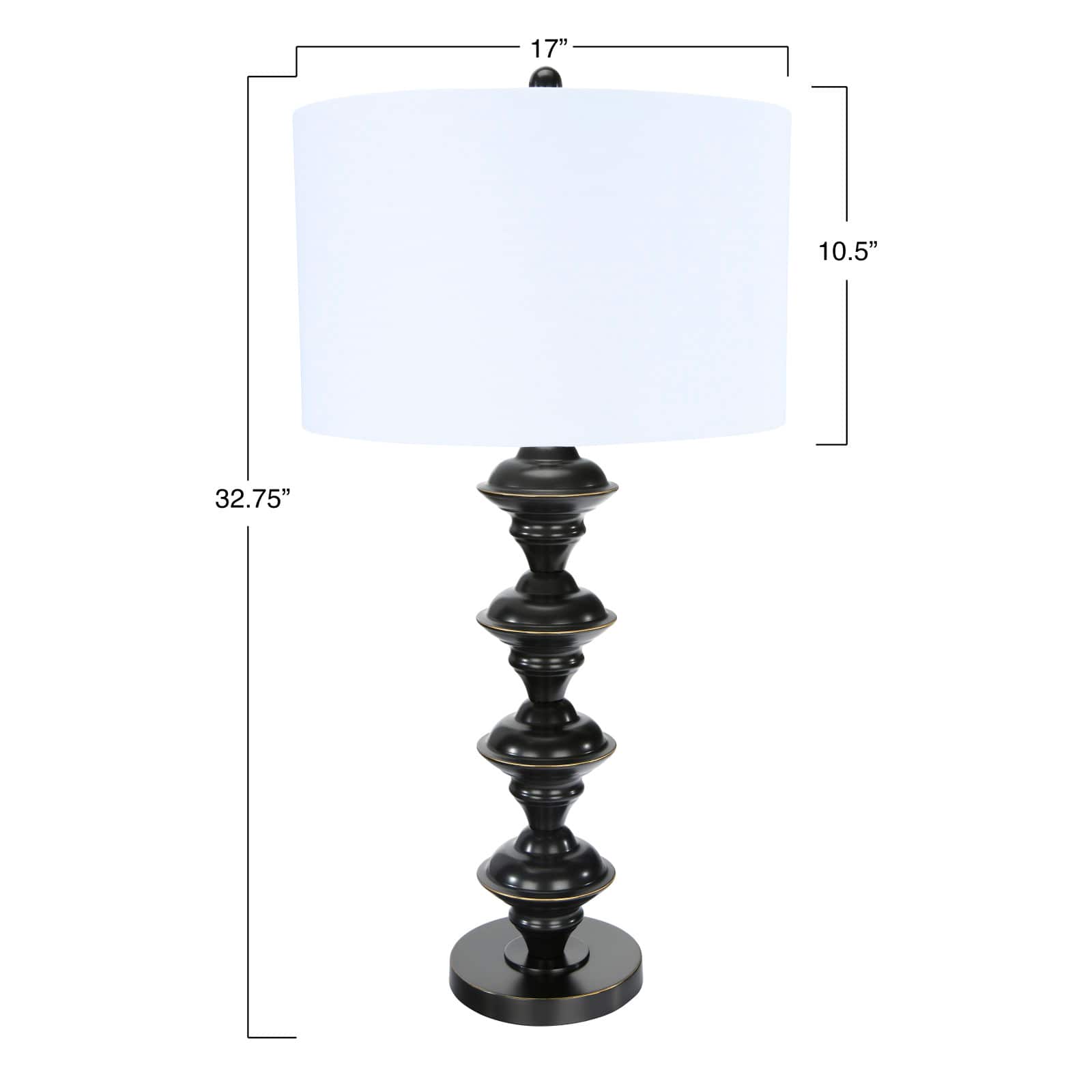 Hello Honey® Metal Candlestick Table Lamp with Oil Rubbed Finish