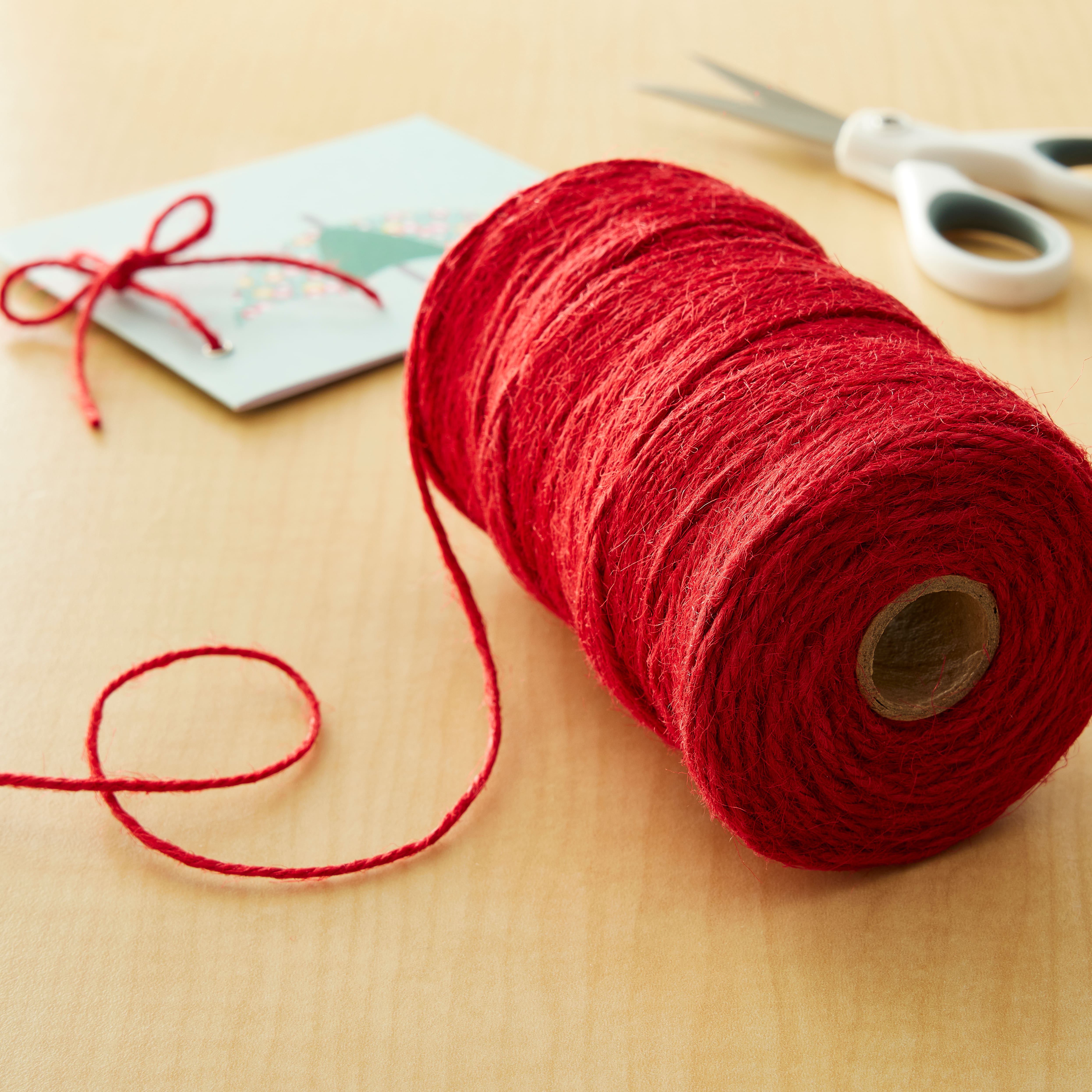 12 Pack: 150yd. Red Jute Spool by Recollections™