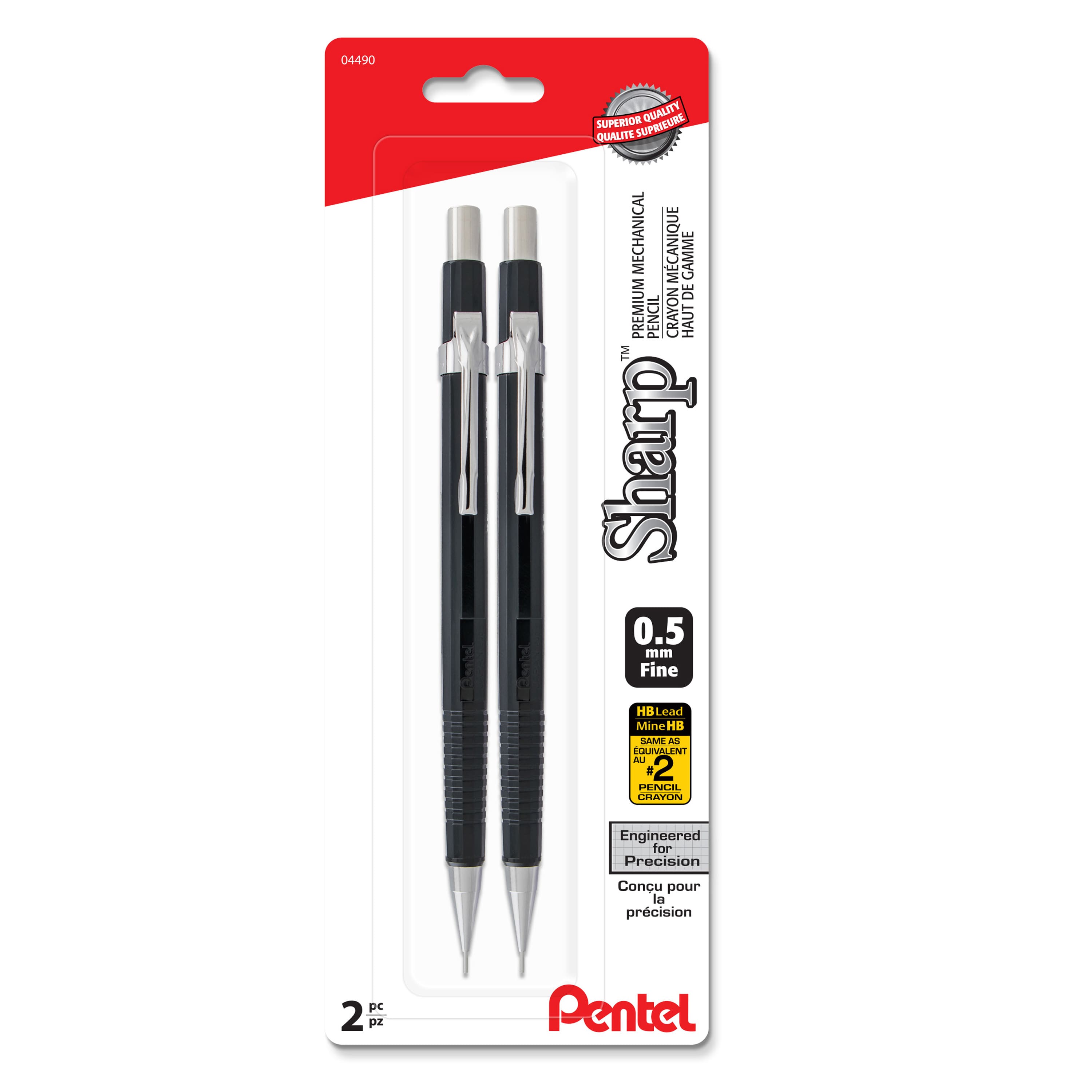 Pentel Sharp™ 0.5mm Premium Mechanical Pencils, 2ct.
