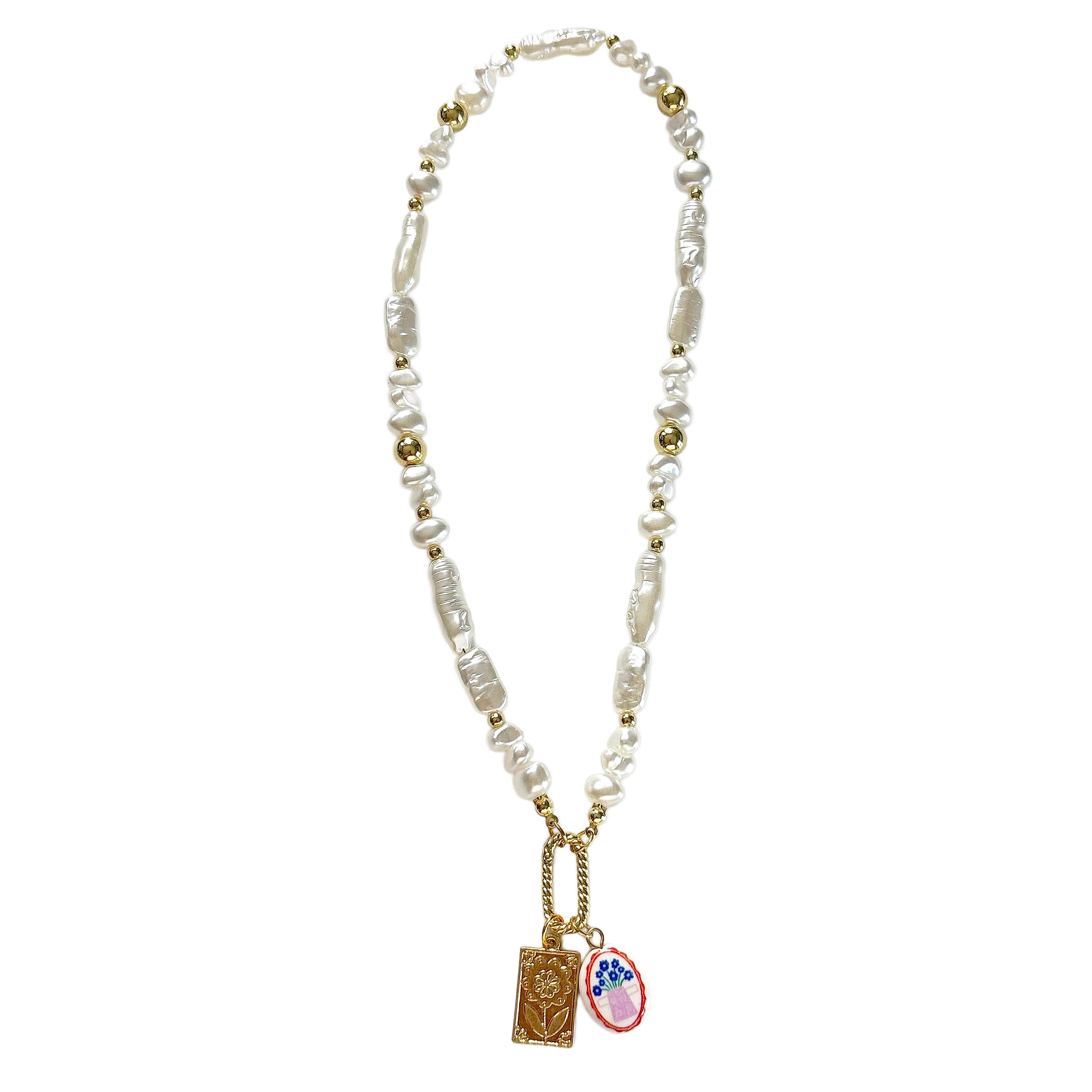 Charmed Bar Gold Rope Charm Connector by Bead Landing™