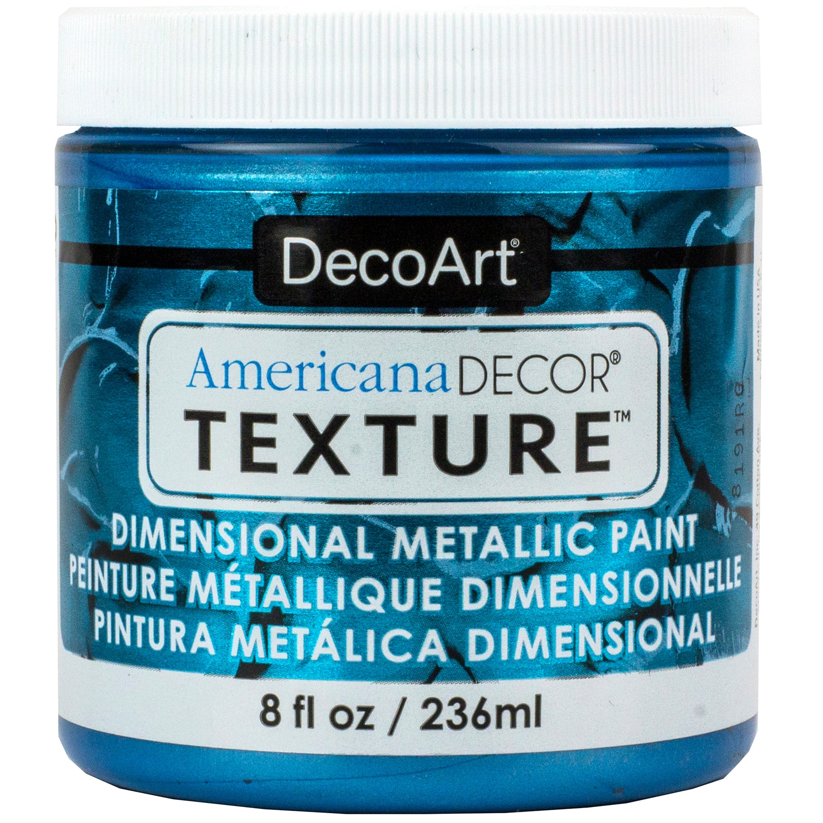 Peinture métallisée avec effet en relief Texture Americana Décor de DecoArt