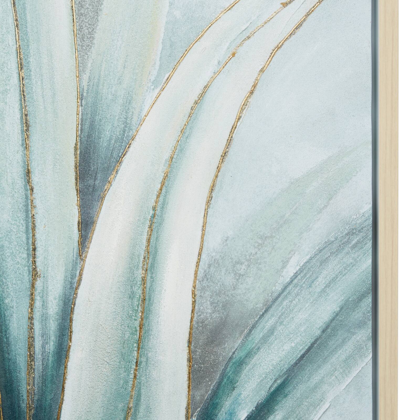 Blue Canvas Coastal Style Wall Art, 47" x 36" x 1"