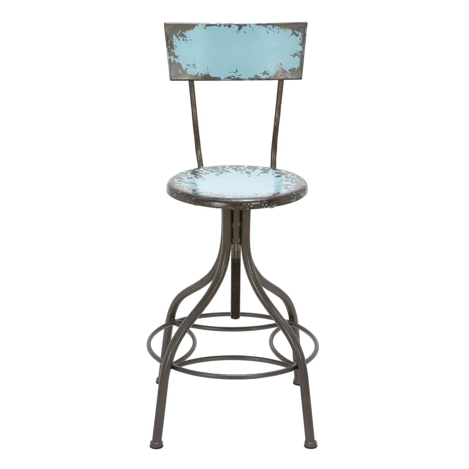 41" Metal Vintage Bar Chair