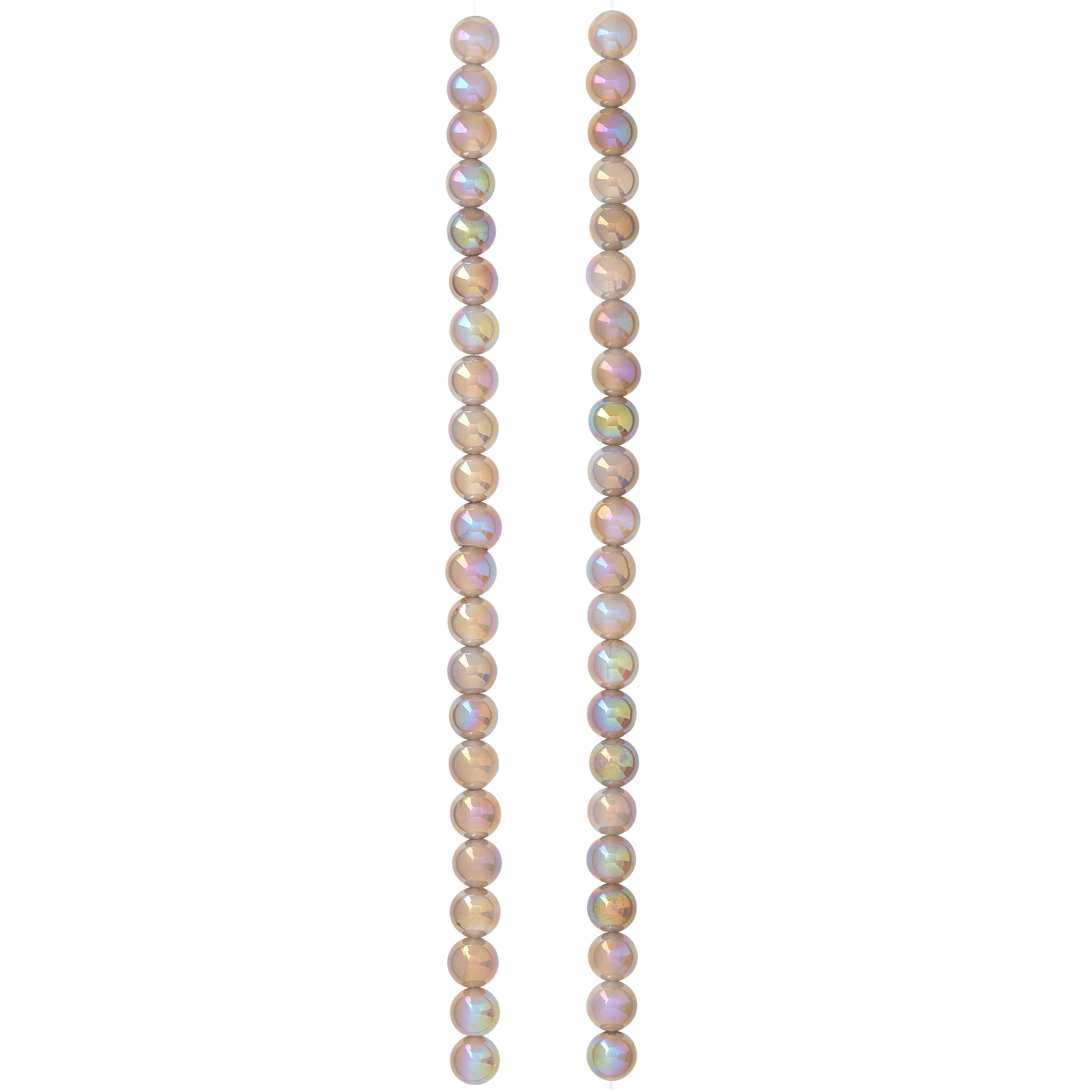 12 Pack: Gray Electroplated Agate Round Beads, 6mm by Bead Landing™