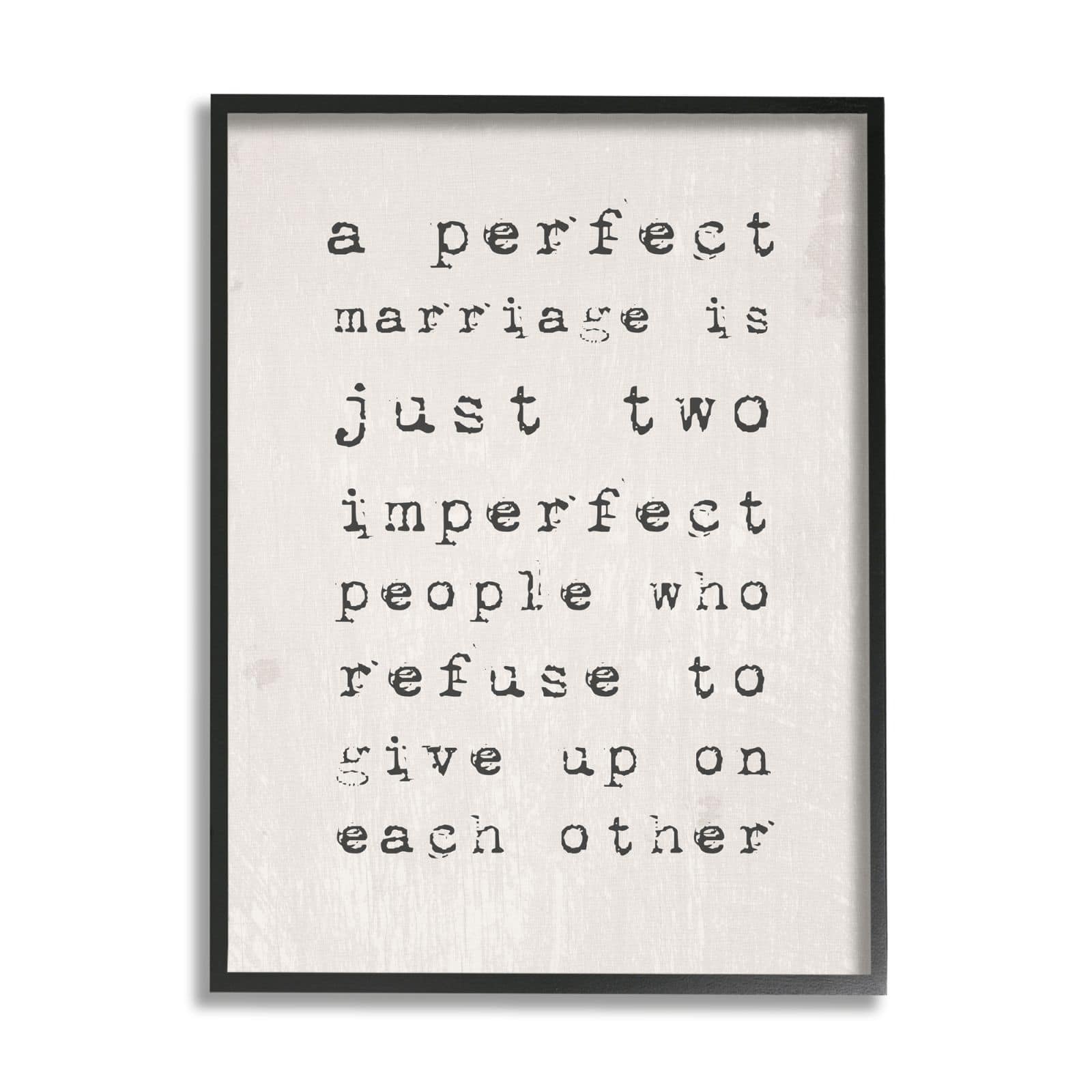 Stupell Industries A Perfect Marriage Framed Wall Art
