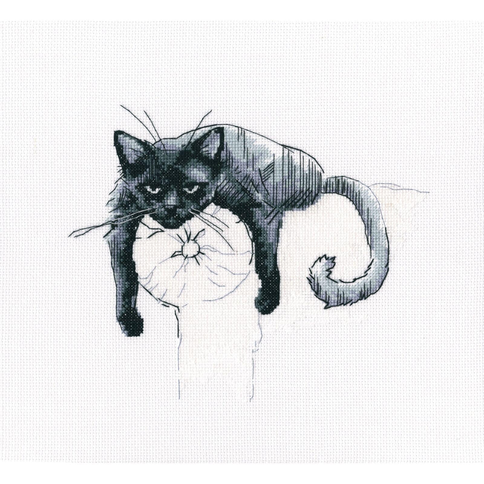 RTO Among Black Cats Cross Stitch Kit