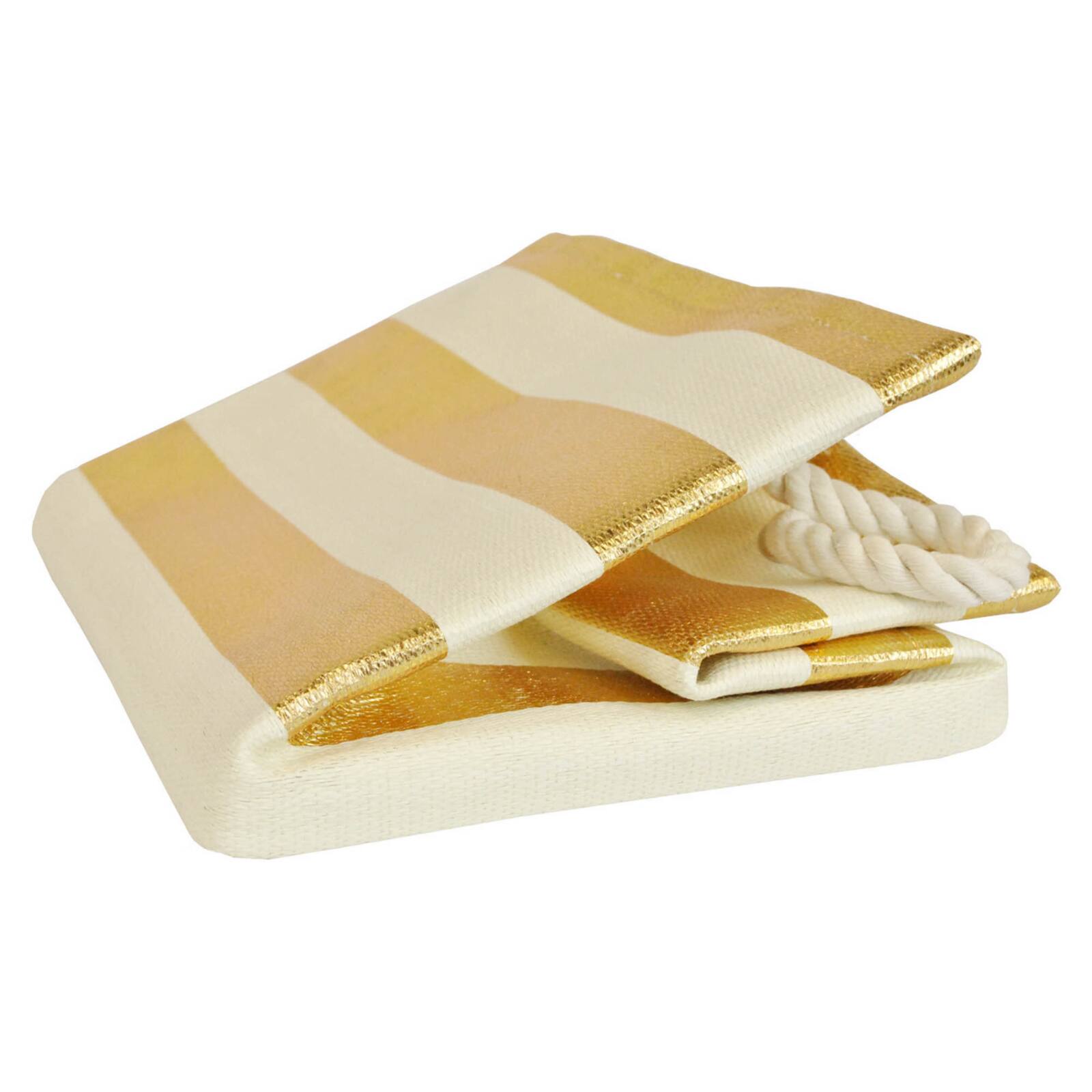 DII® Large Striped Rectangle Woven Paper Storage Basket