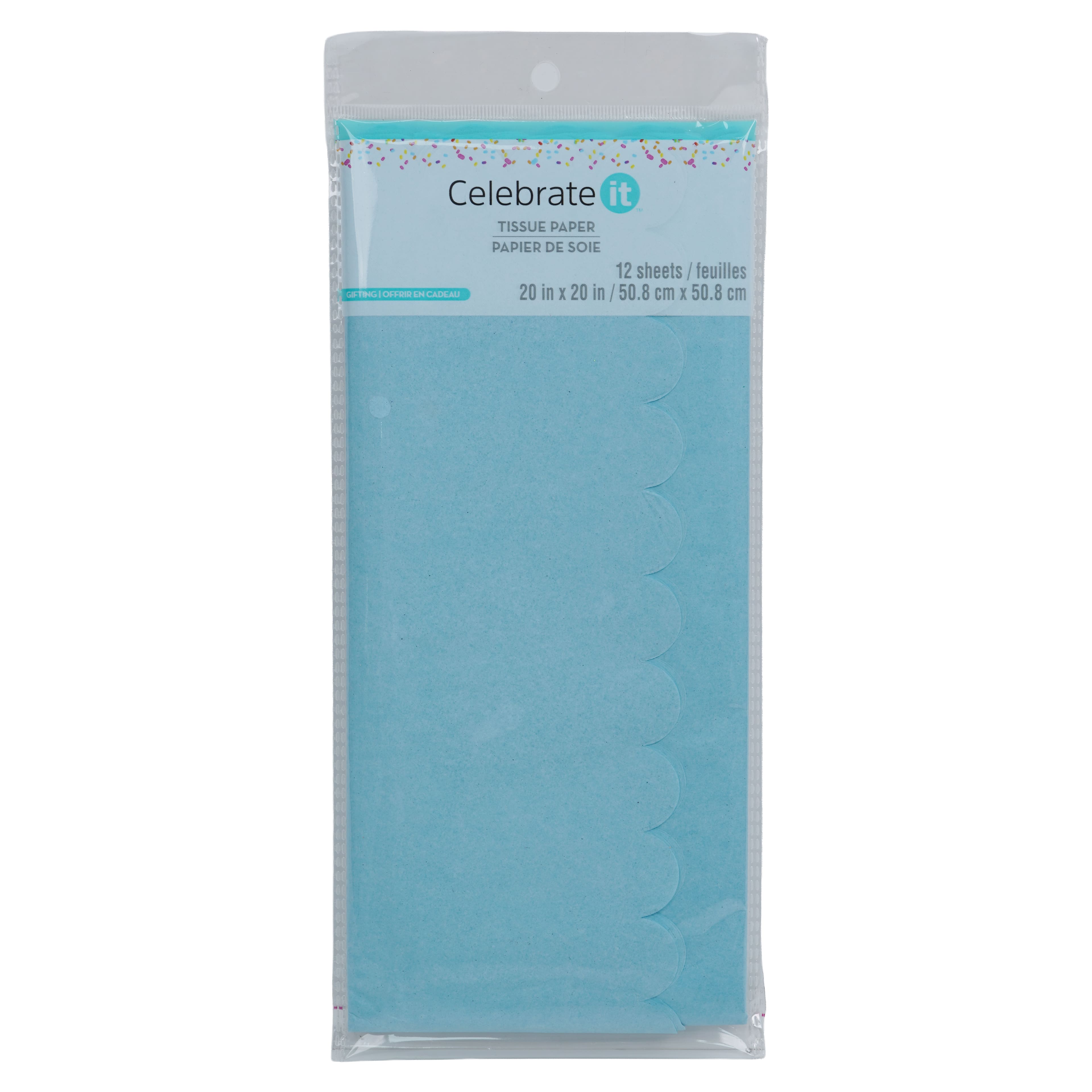 Michaels, Scalloped Tissue Paper Sheets, 12ct. by Celebrate It™ – Category: Tissue Paper & Shredded Filler