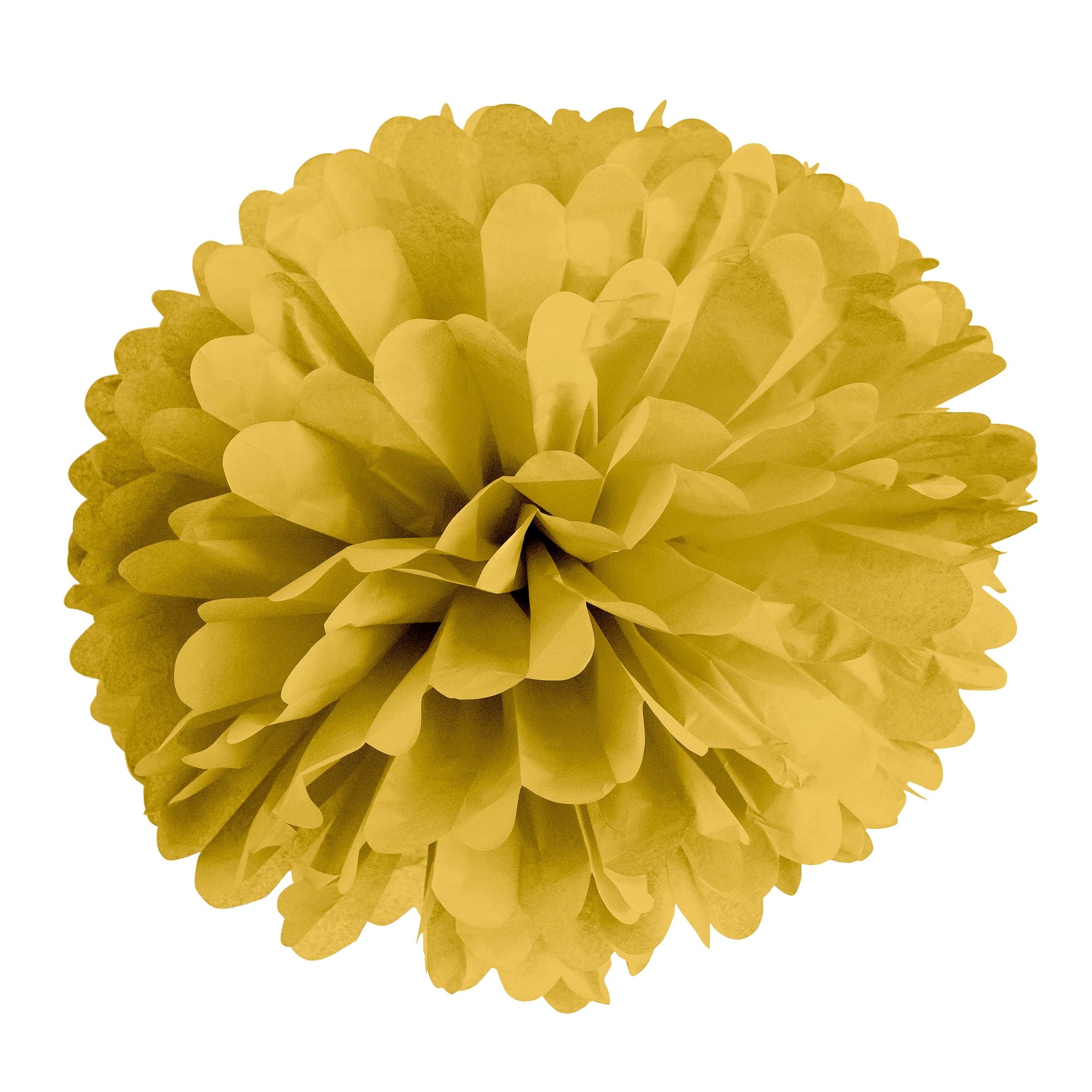 12 Packs: 6 ct. (72 total) Gold Paper Pom Poms by Celebrate It™