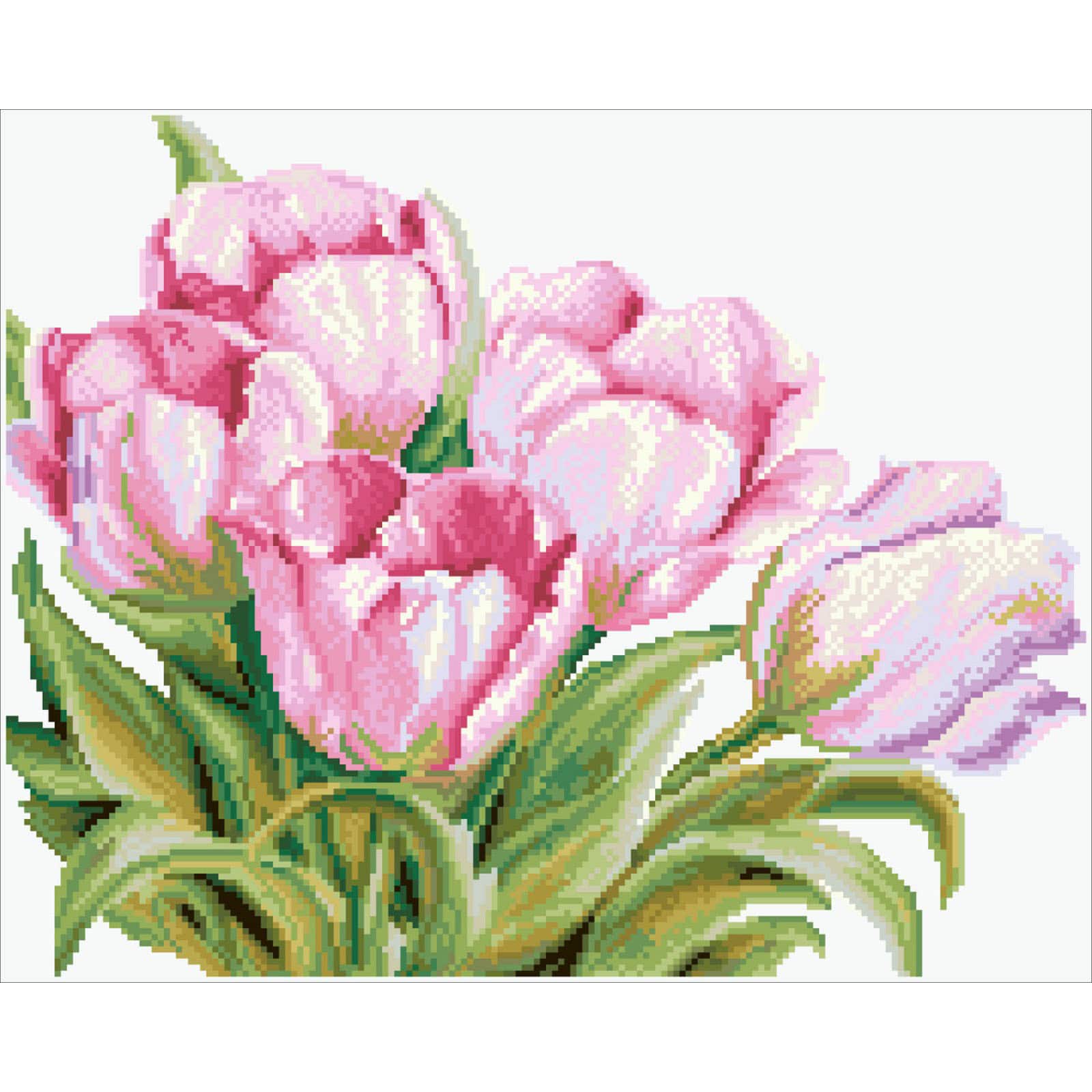 Diamond Dotz® Intermediate Tulip Swathe Diamond Painting Kit