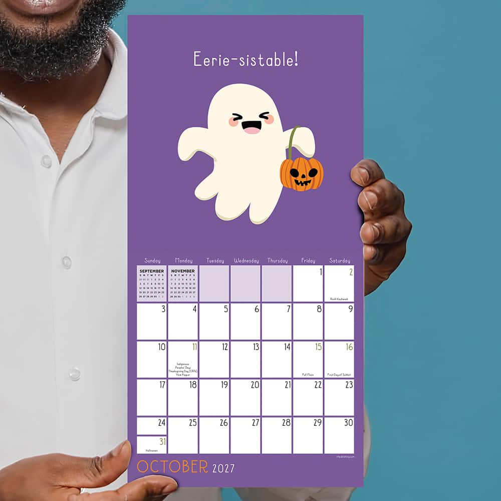 2027 Puns Mini Calendar