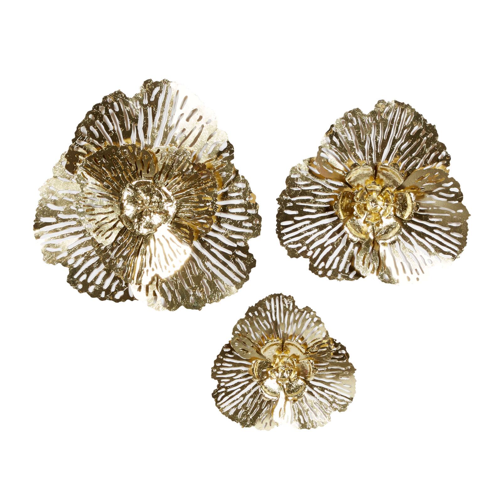 Gold Metal Glam Wall Décor Set