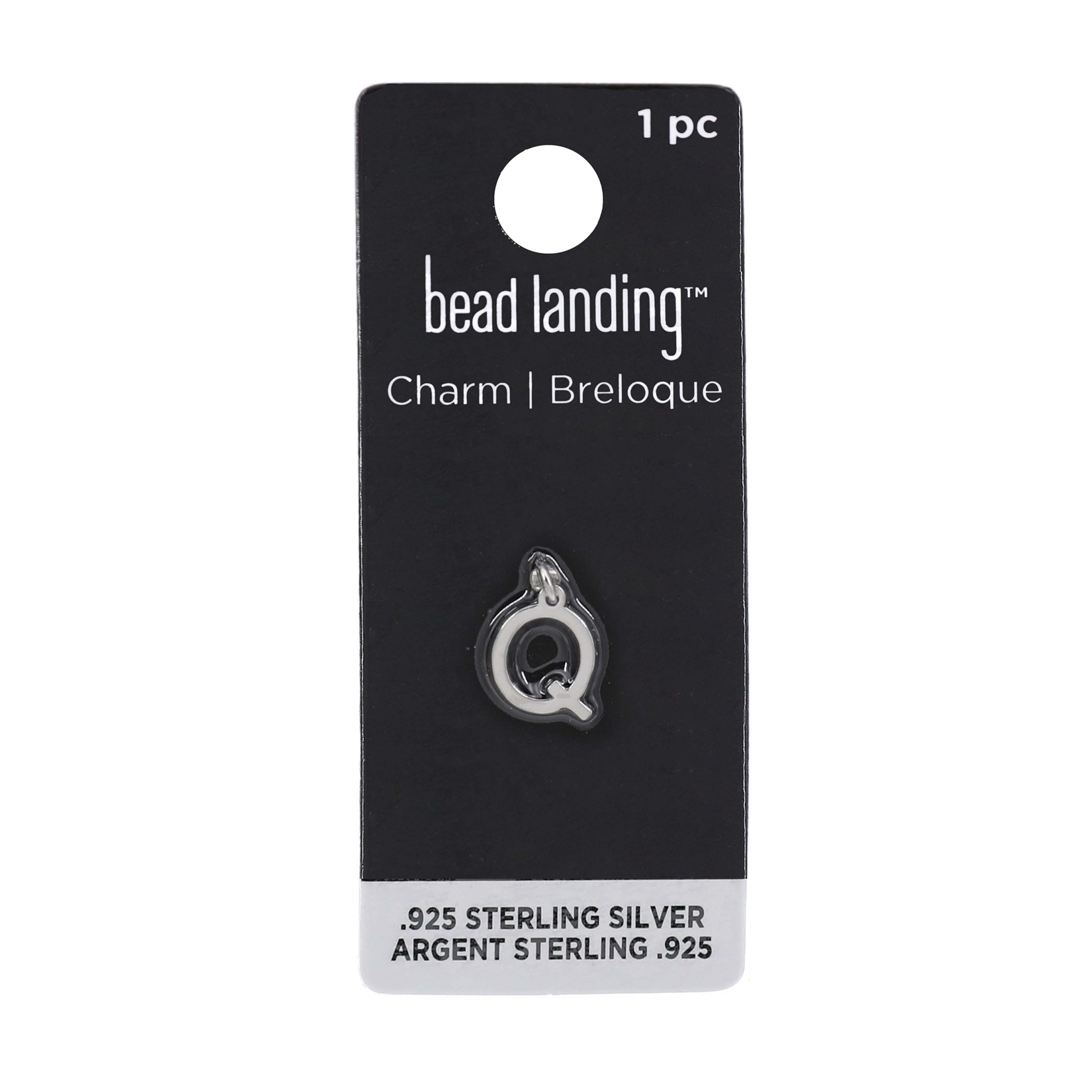 12 Pack: Sterling Silver Alphabet Charm by Bead Landing™