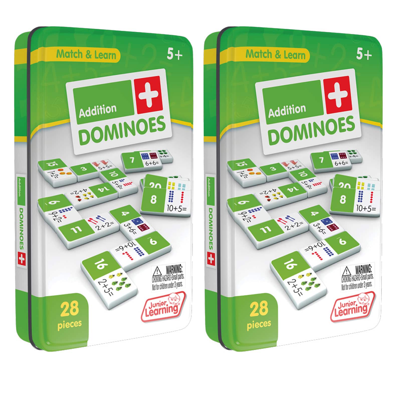 Junior Learning® Addition Dominoes Set, 2ct.