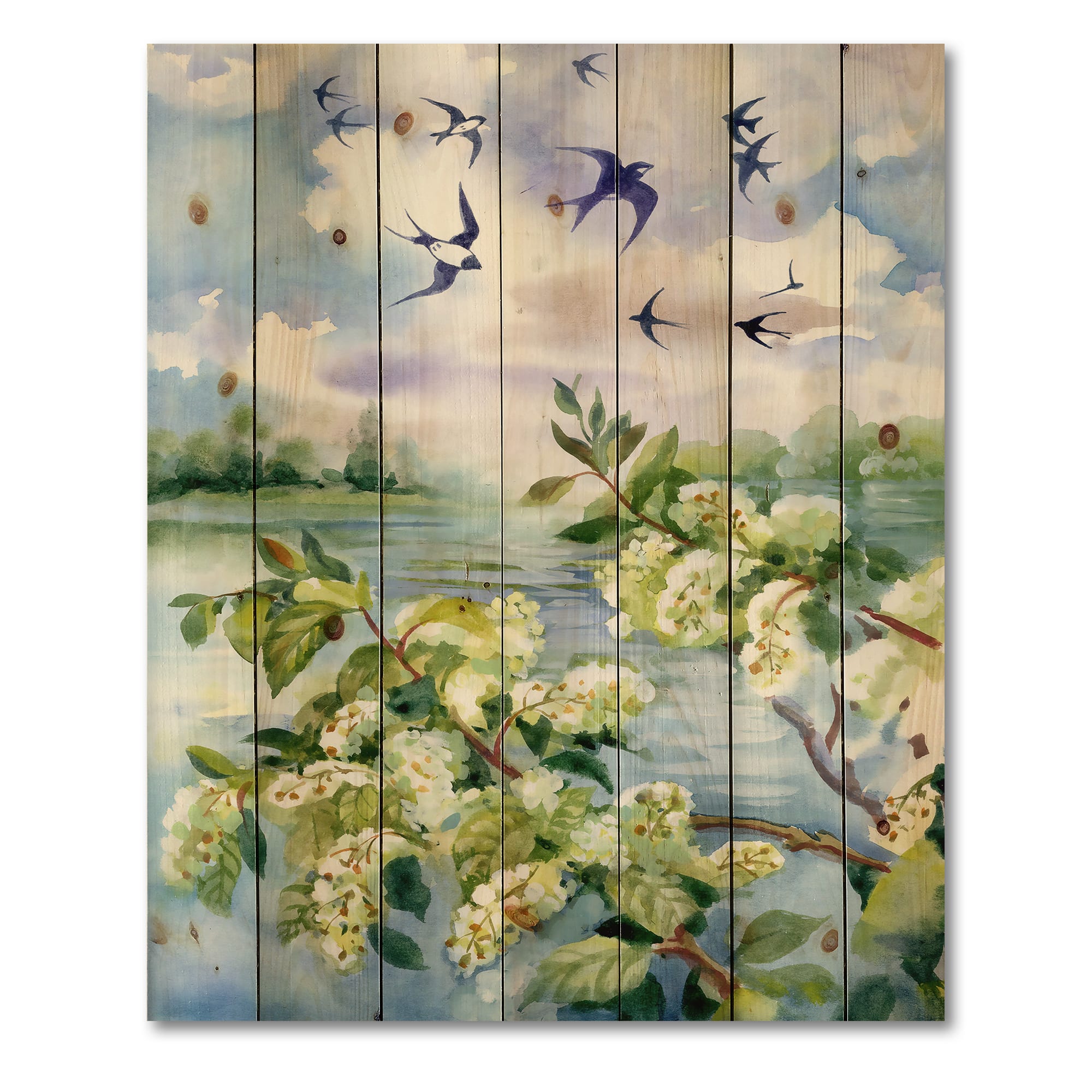 Designart - Flowers of The Cherry Blossoms On A Spring Day