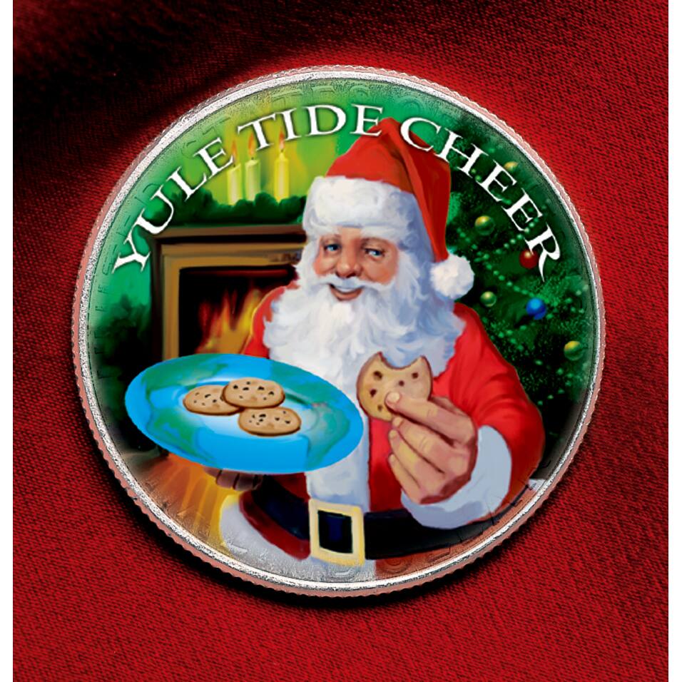 Santa Year To Remember 2021 Coin Christmas Card
