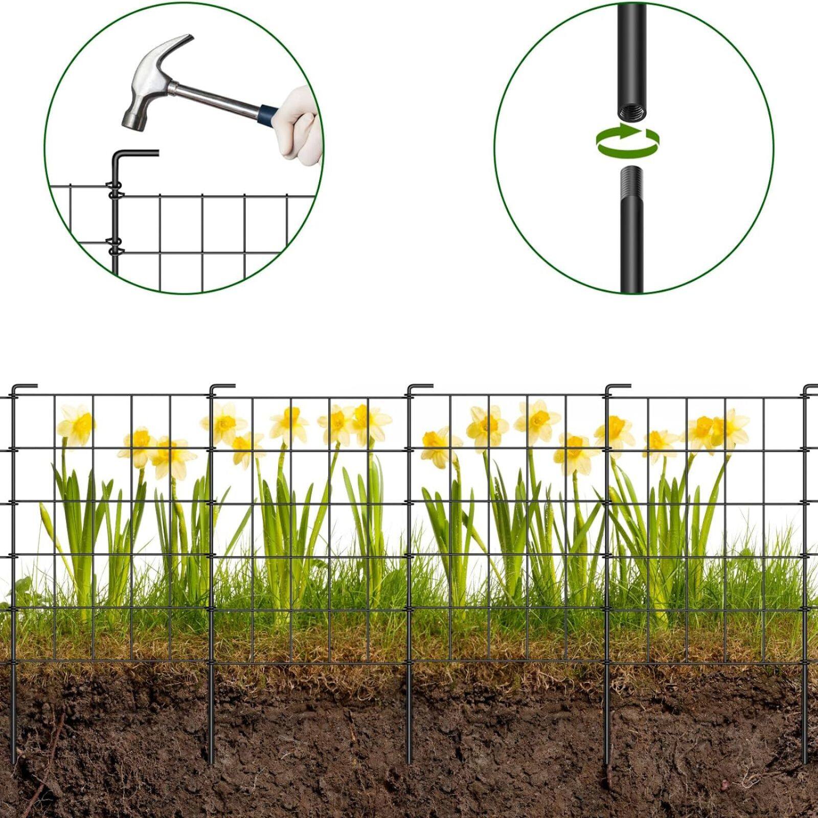 NEX™ 23.5" Black Rustproof Metal Wire Animal Barriers, 35ct.
