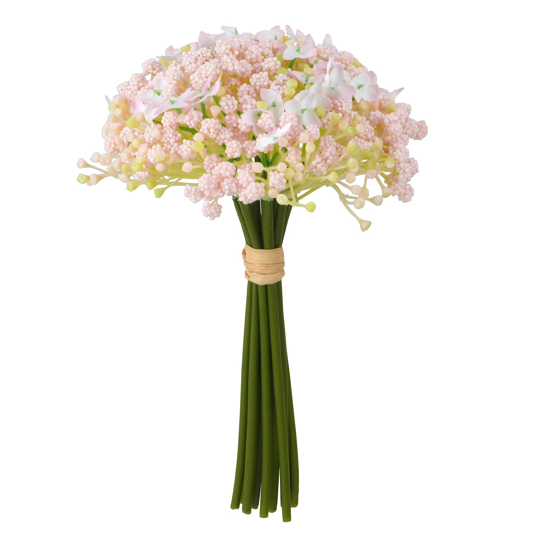 10" Mixed Pink & White Baby's Breath Bundle by Ashland®