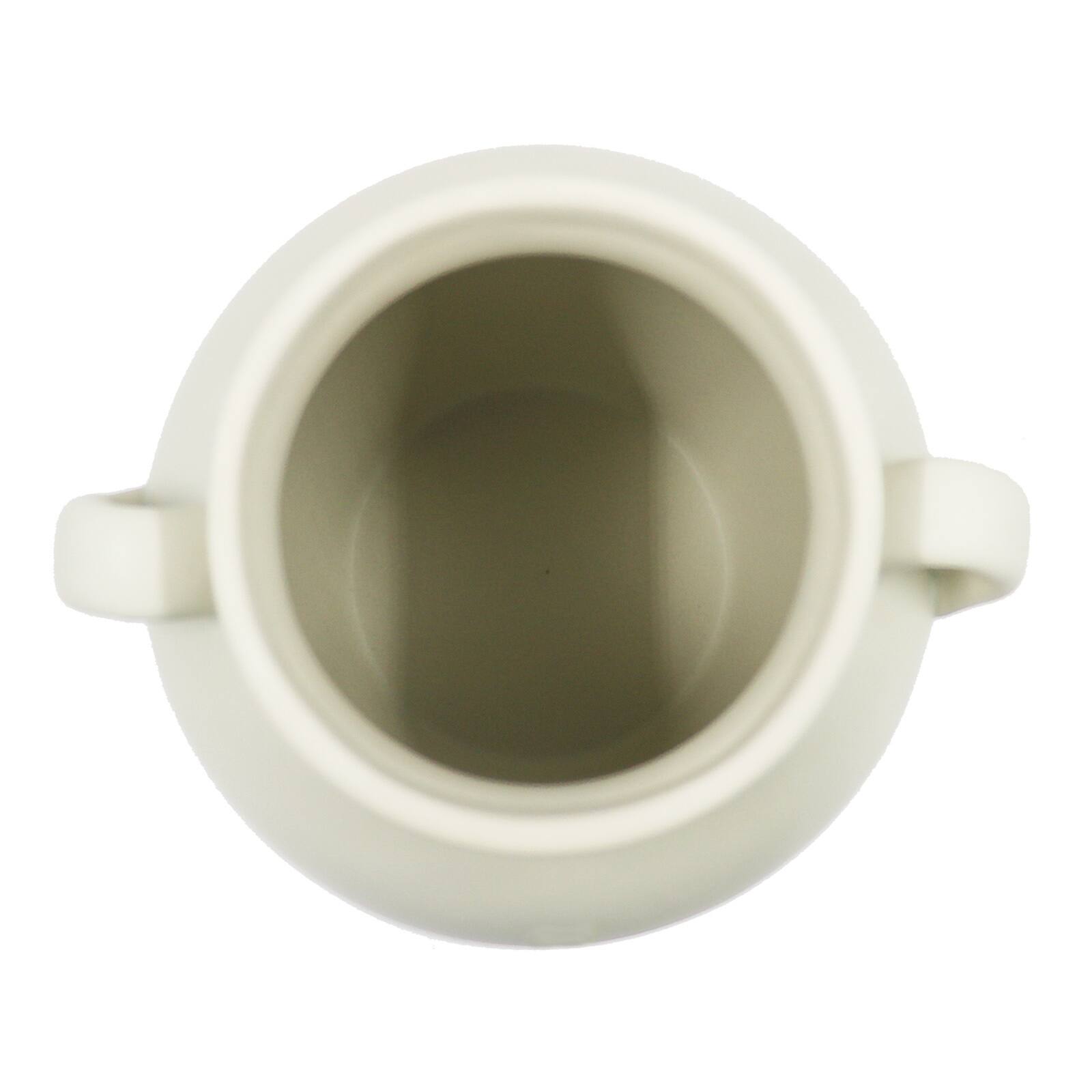 8.5" White Ceramic Vase Tabletop Décor by Ashland®
