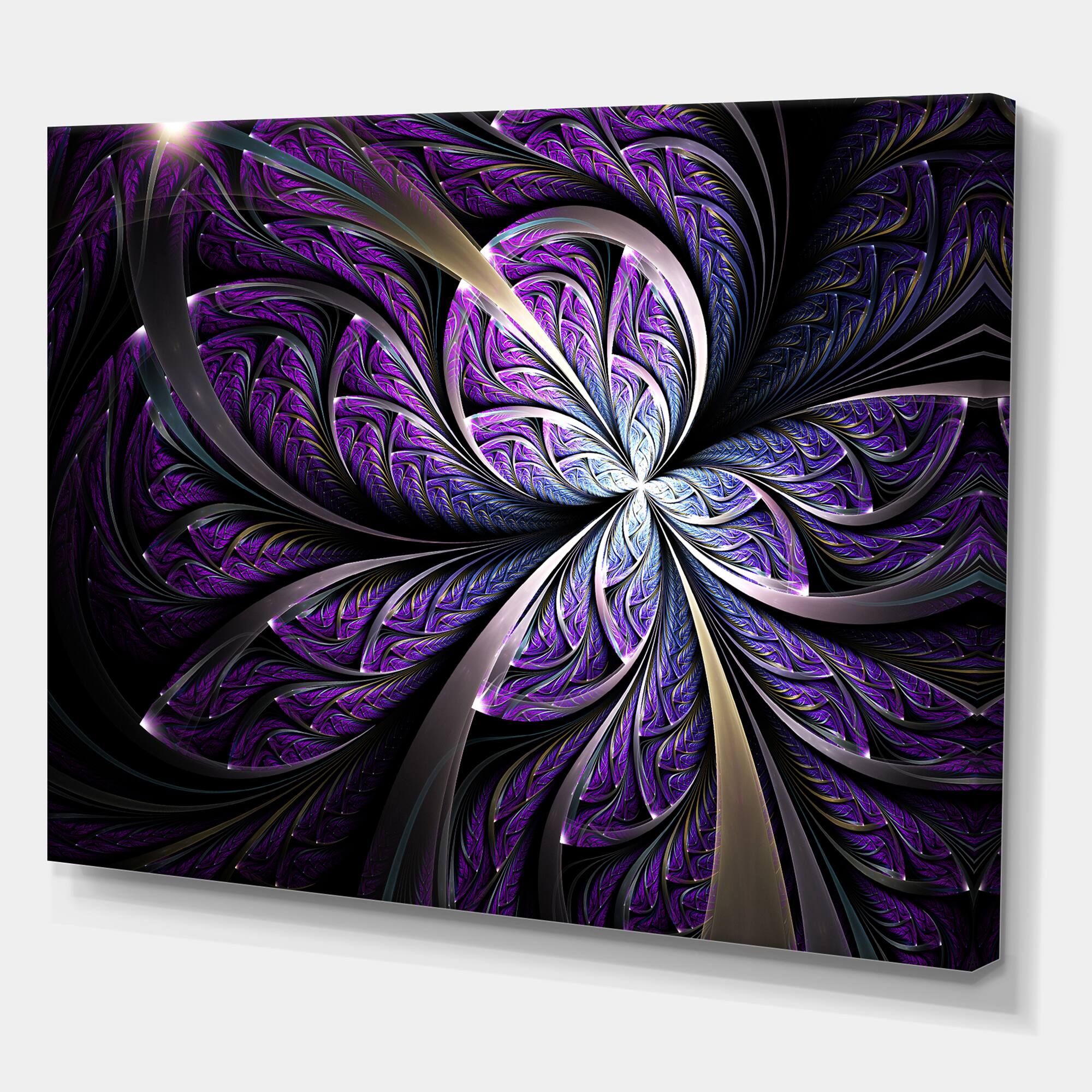 Designart - Glittering Fractal Flower