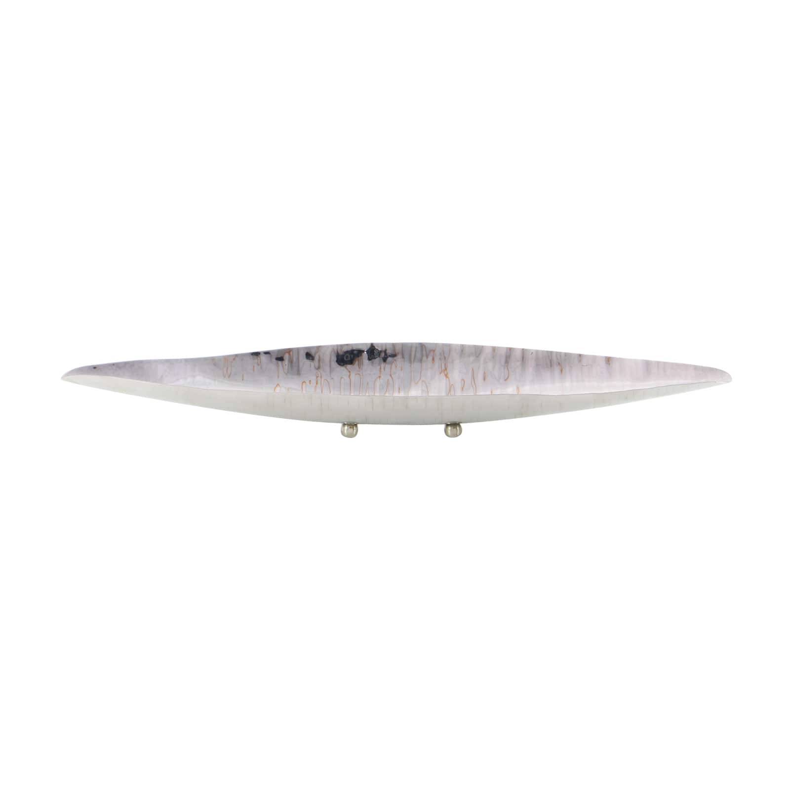 Silver Stainless Steel Modern Decorative Flat Bowl Set