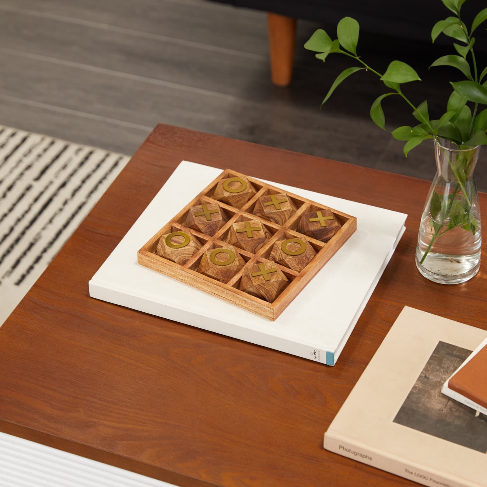 Brown Glam Game Set, 8" x 8" x 1"