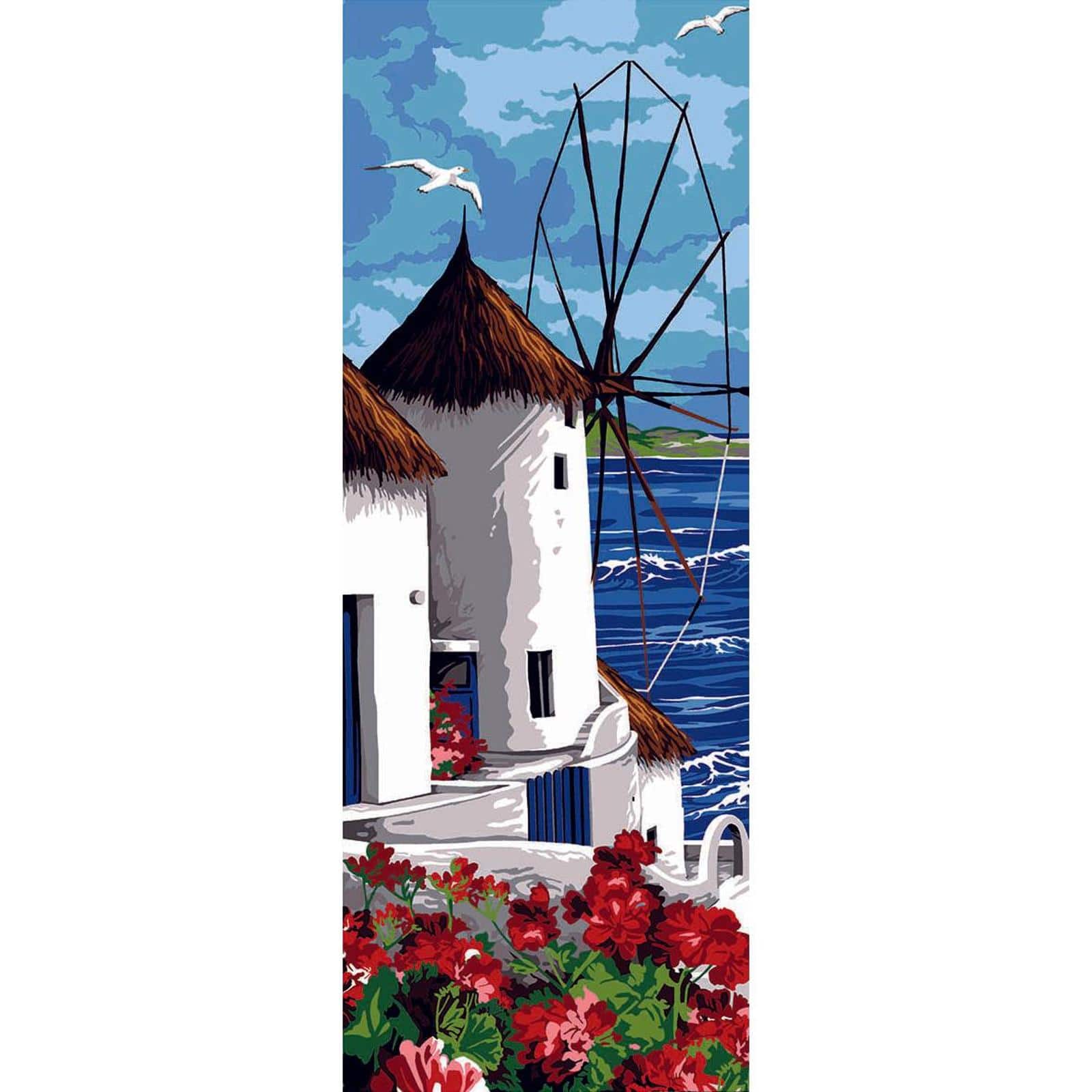 Gobelin Cyclades Mill Printed Tapestry Canvas