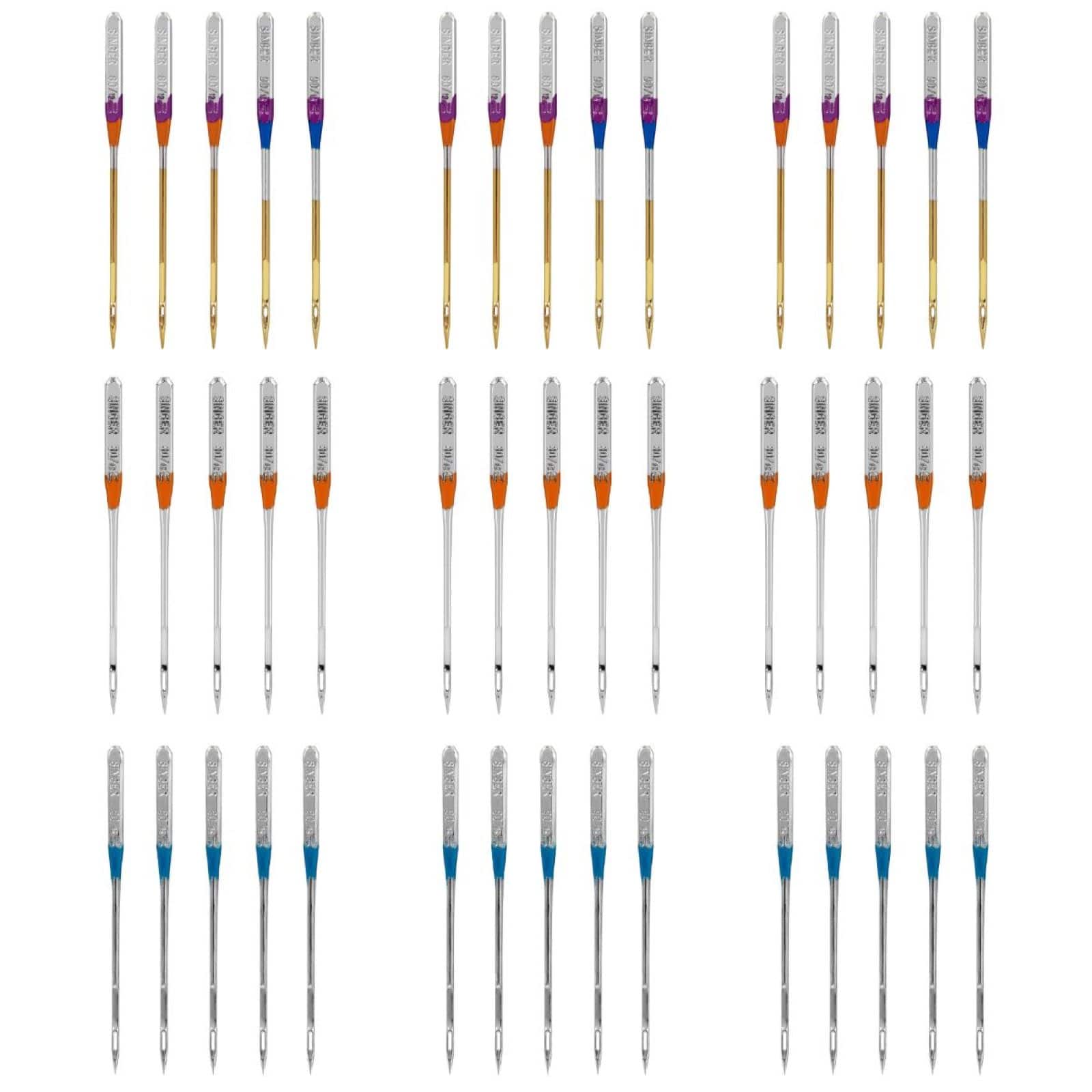 SINGER® Titanium & Standard Quilting Sewing Machine Needles, 45ct.