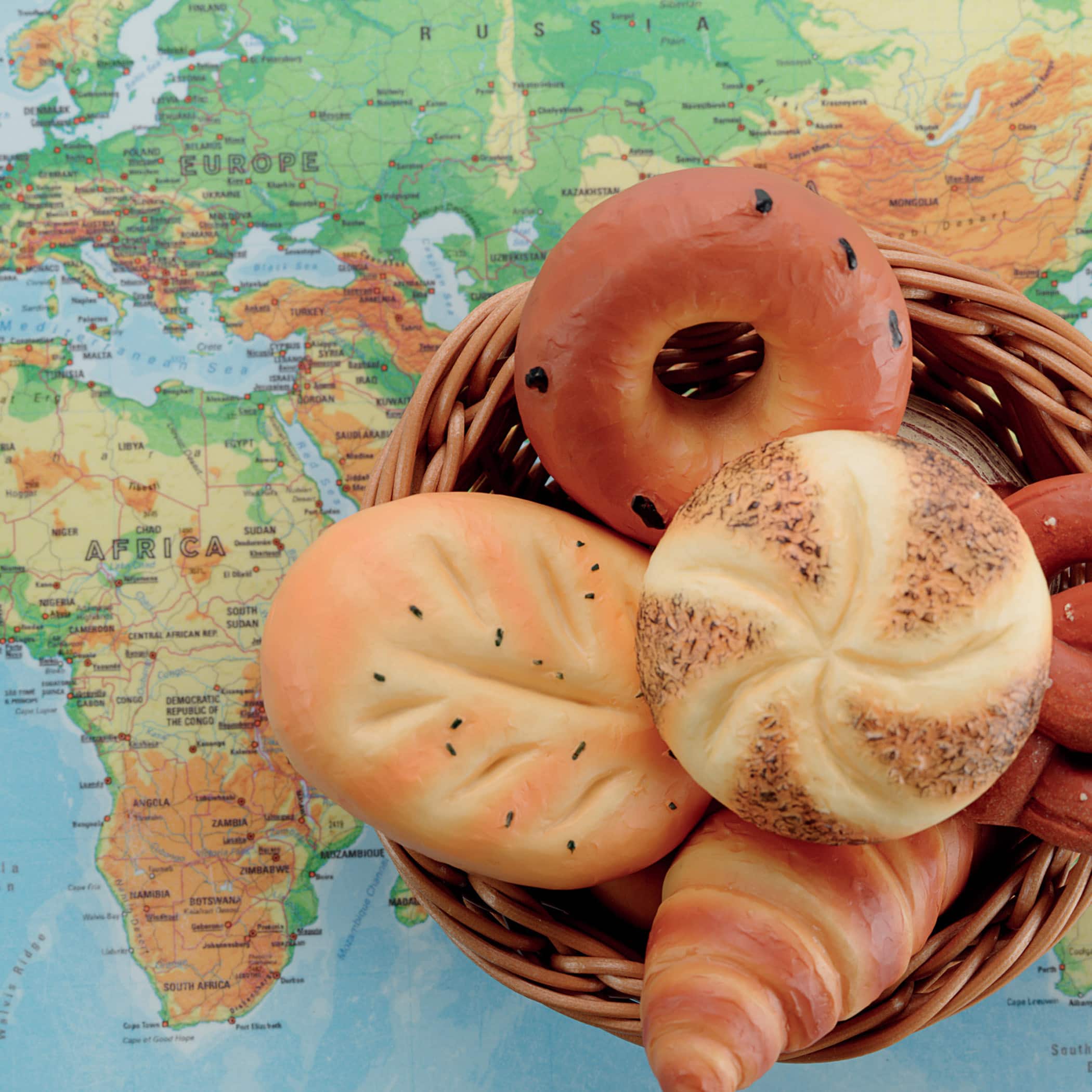 Yellow Door Sensory Play Stones – Breads of the World Set