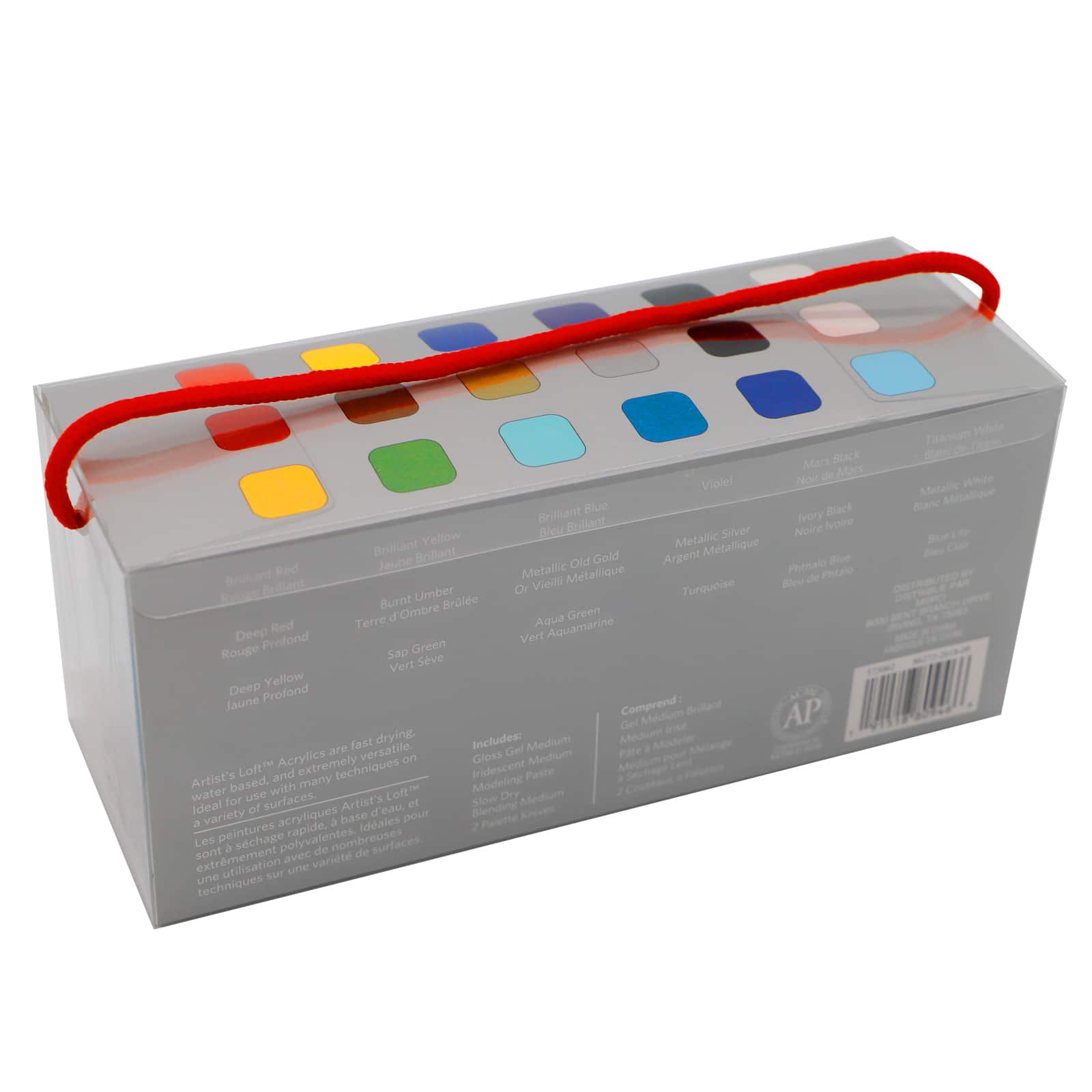 12 Pack: 24 Piece Acrylic Paint & Mediums Set By Artist's Loft™
