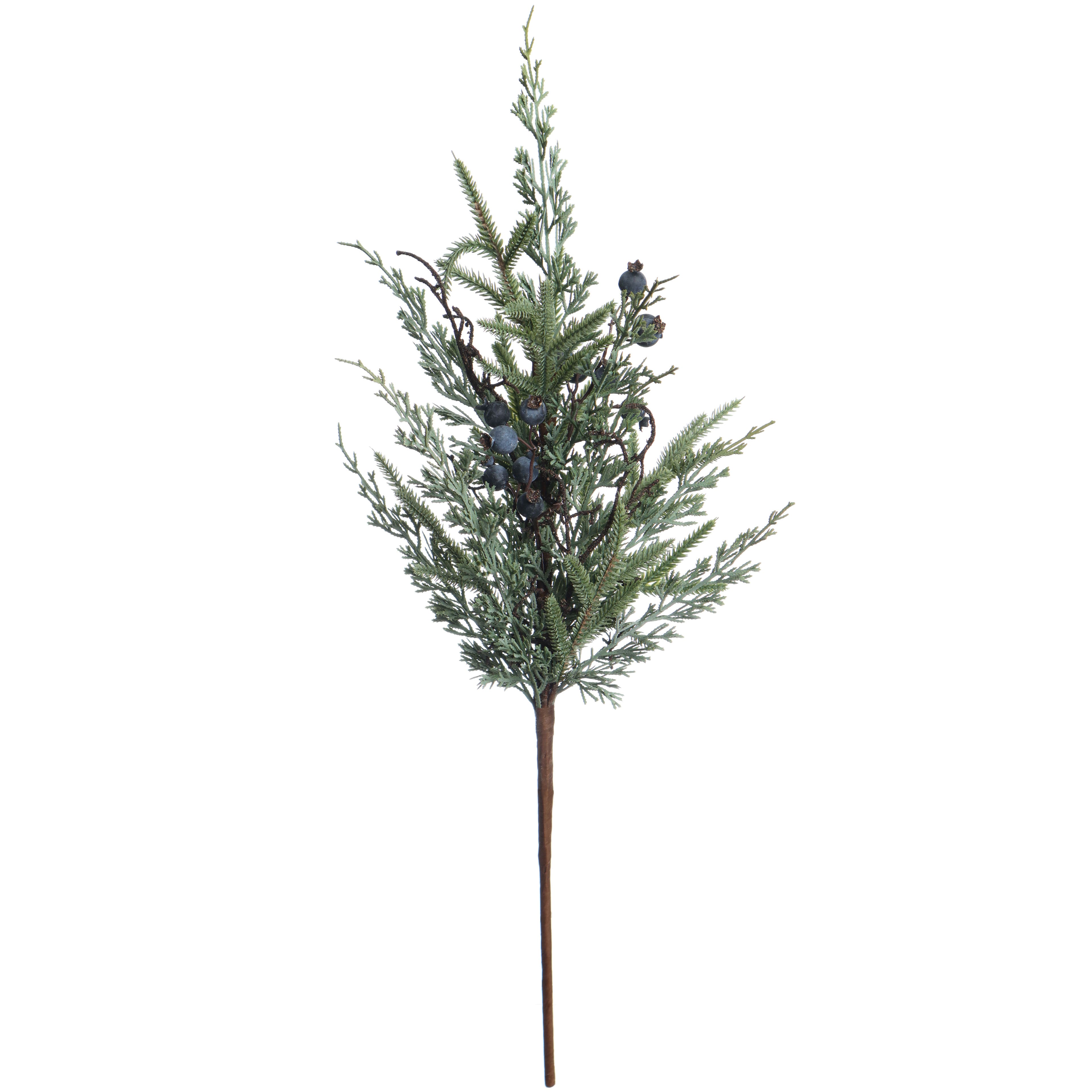 28" Norfolk Cedar & Blue Berry Mix Real Touch Stem by Ashland®