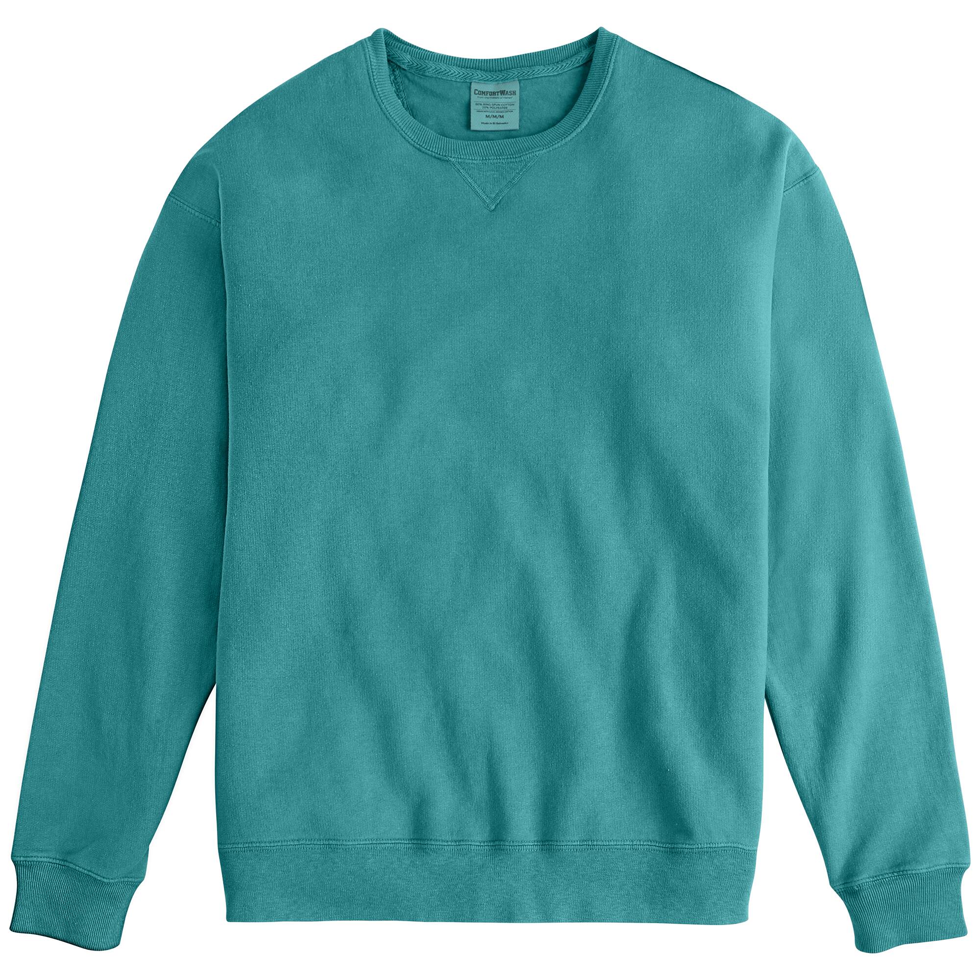 Hanes Men's ComfortWash Sweatshirt, Size: Medium, Color: Cypress