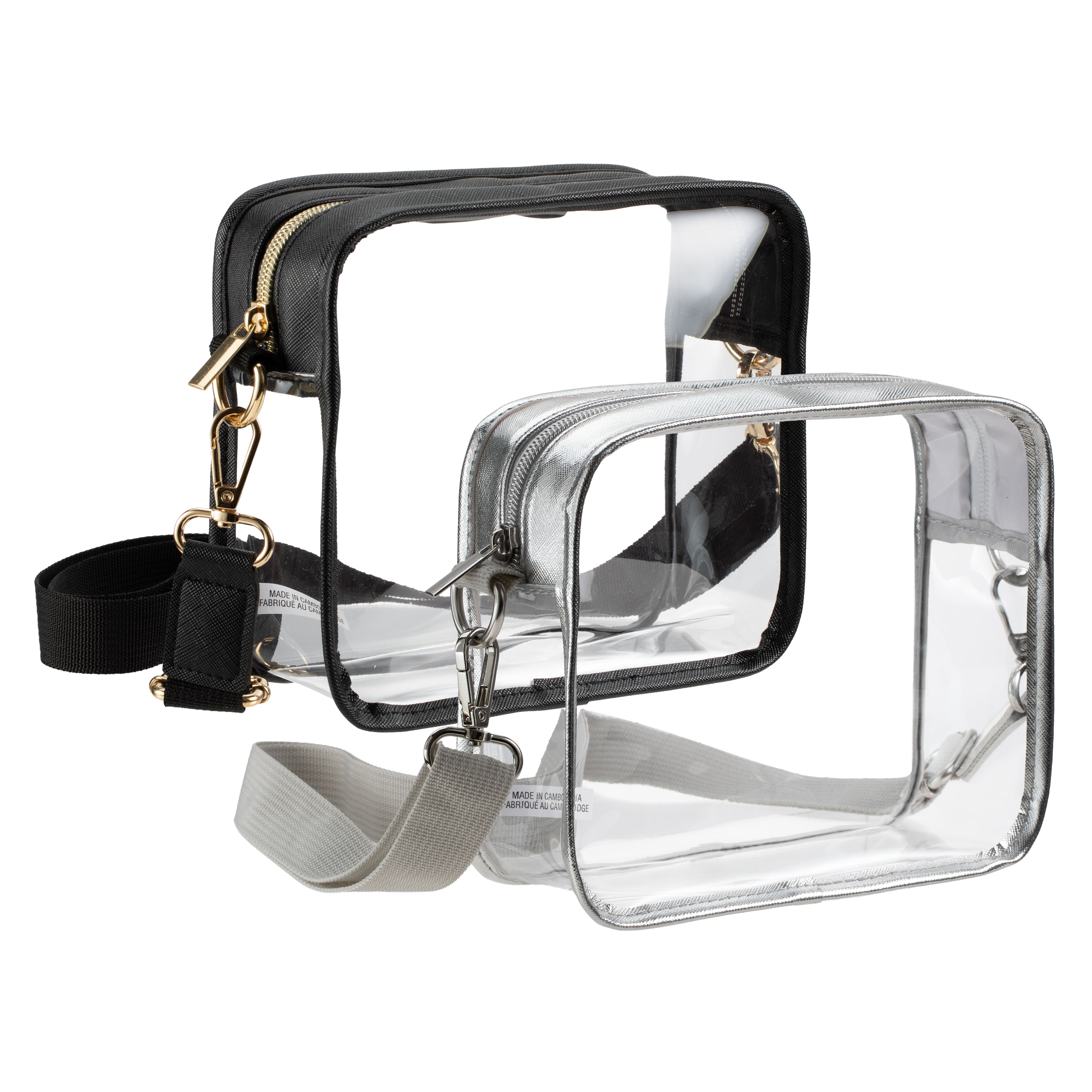 7" x 6" Clear Vinyl Cross Body Bag by Make Market