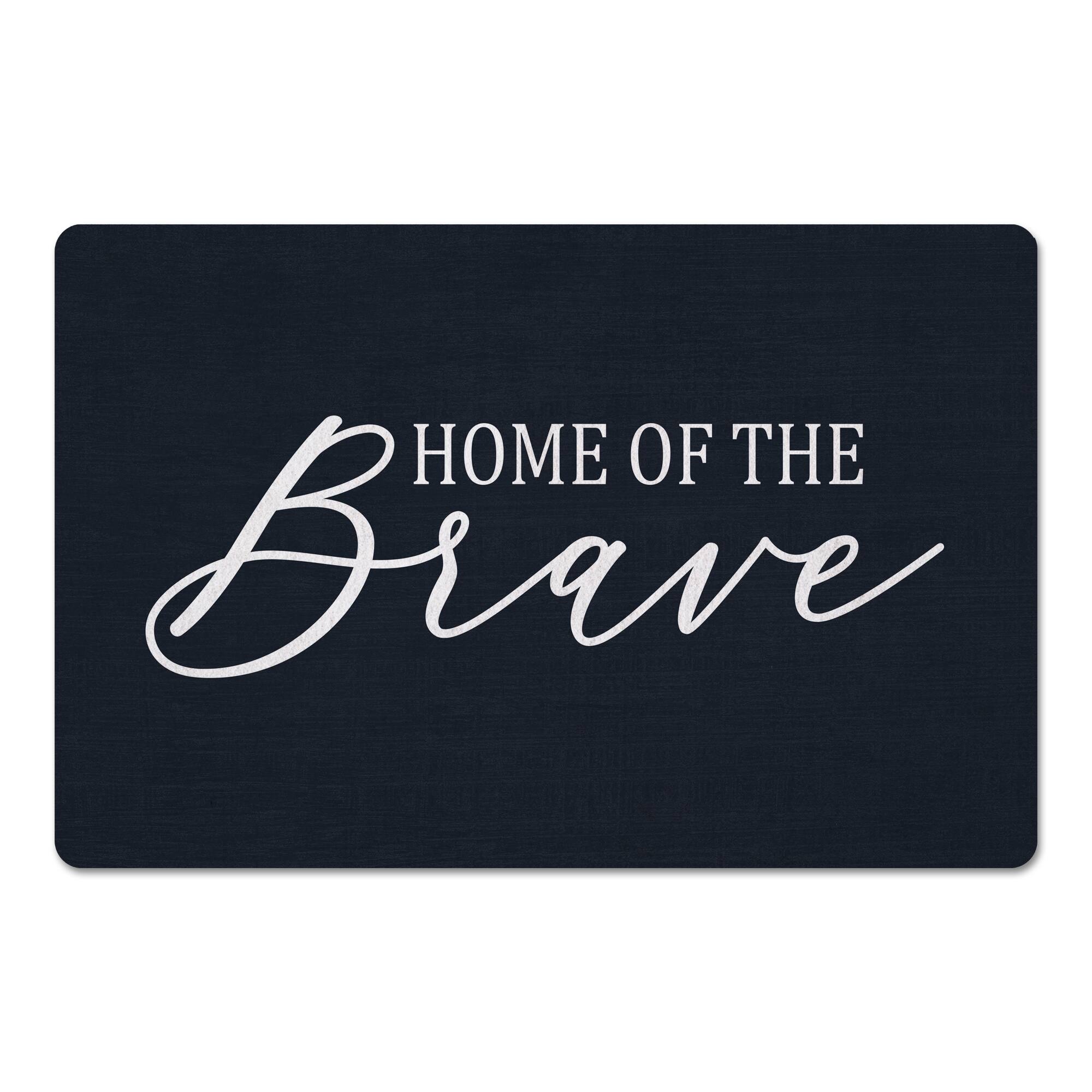 Home Of The Brave Floor Mat