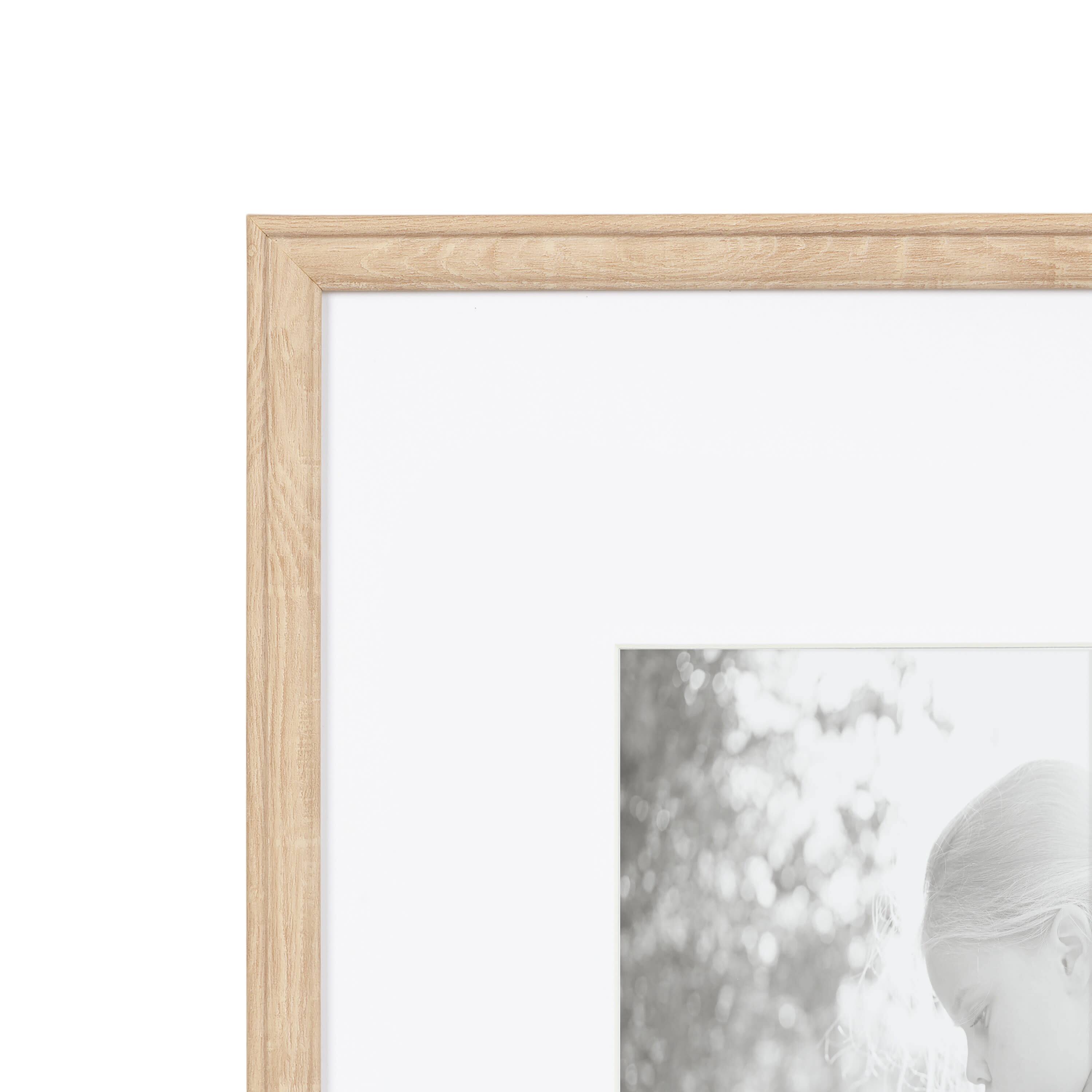 Kate and Laurel 16" x 20" Adlynn Photo Frame with 8" x 10" Mat