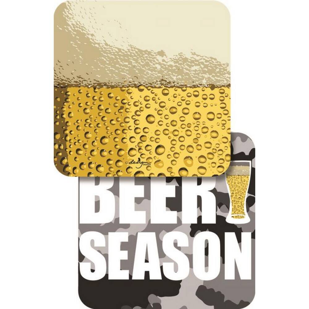 JAM Paper Beer Season Coasters, 60ct.
