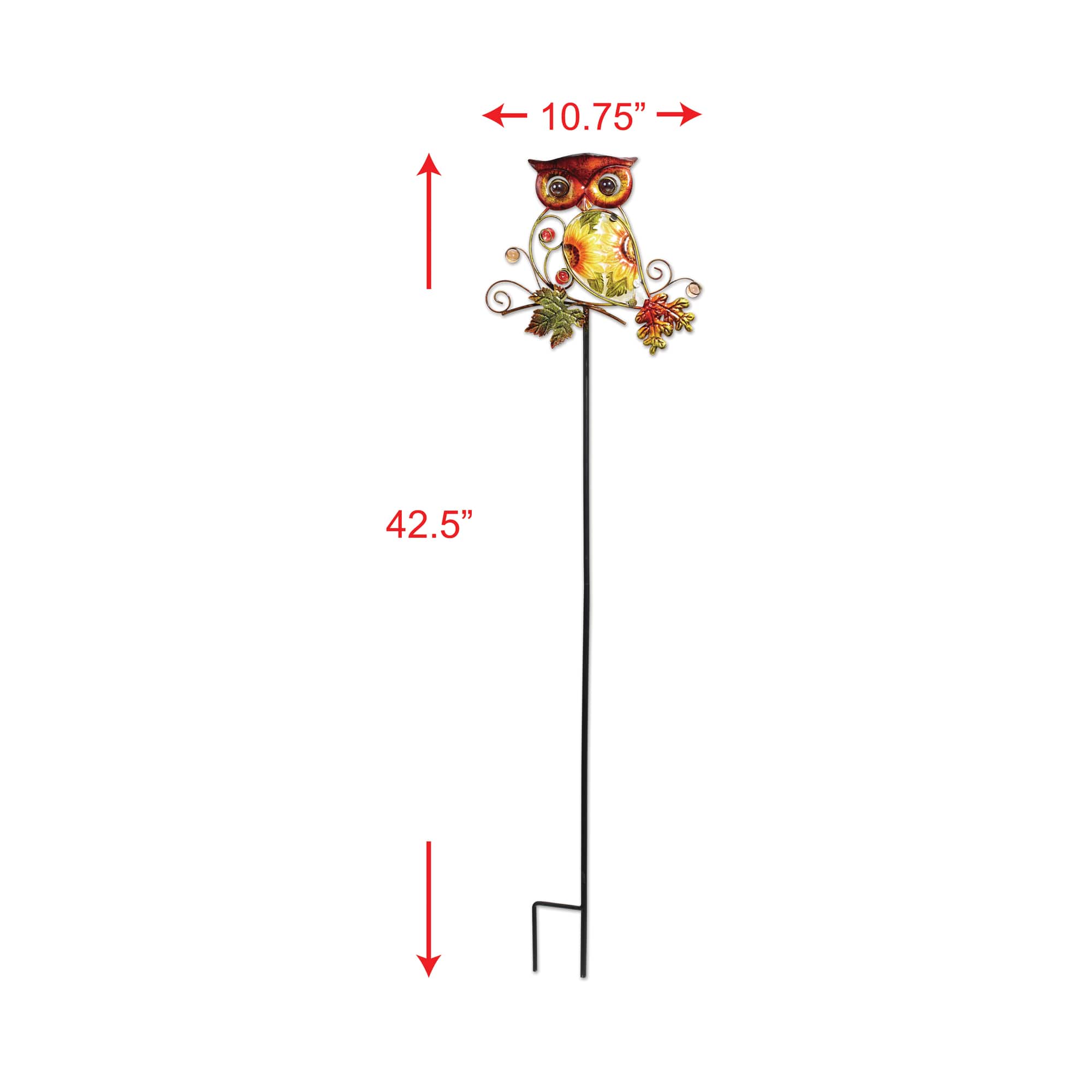 Sunset Vista Designs® 42.5" Whimsical Fall Owl Stake Décor