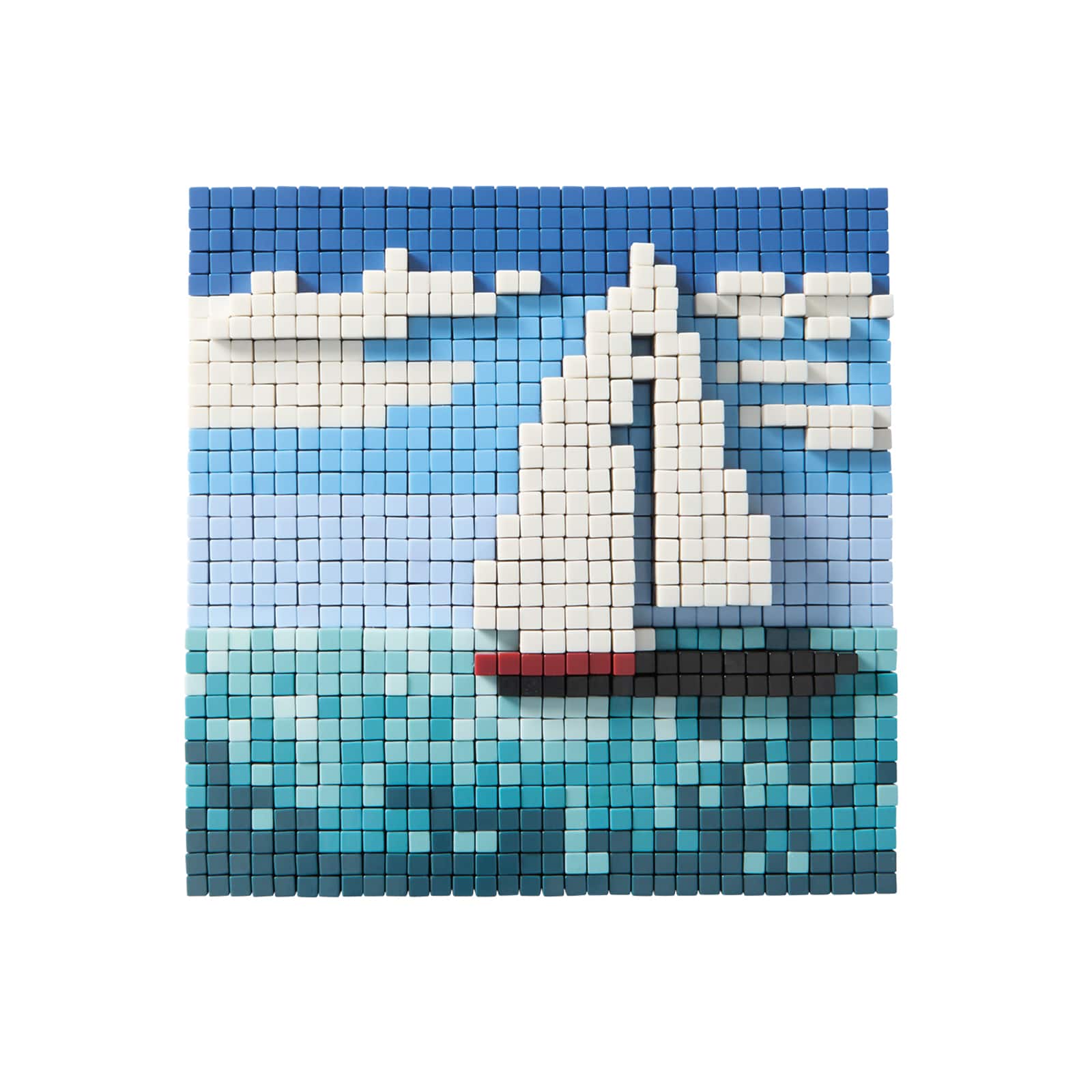 Seaside Pixelated Brick Art Kit by Make Market®