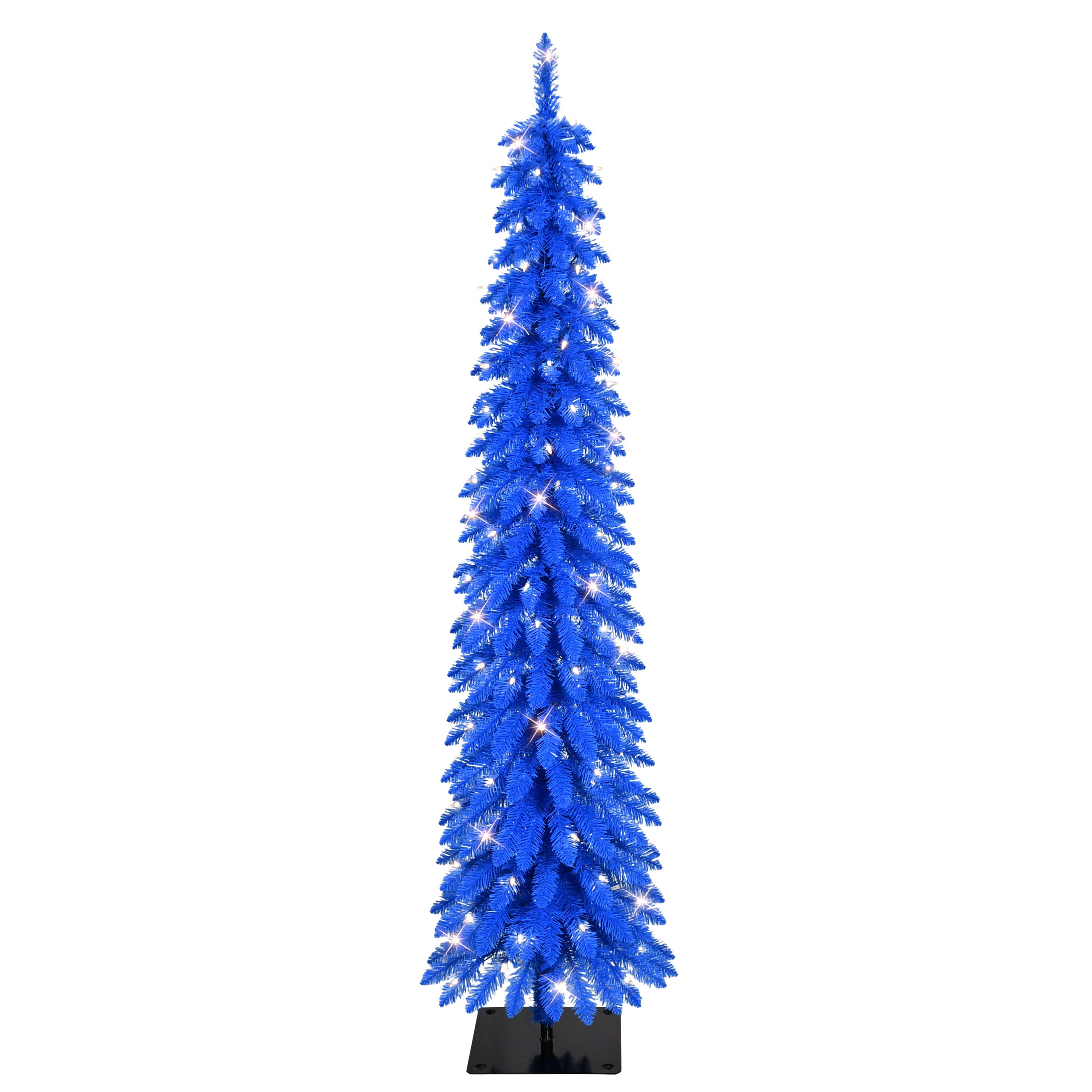 6ft. Pre-Lit Alpine Pencil Artificial Christmas Tree
